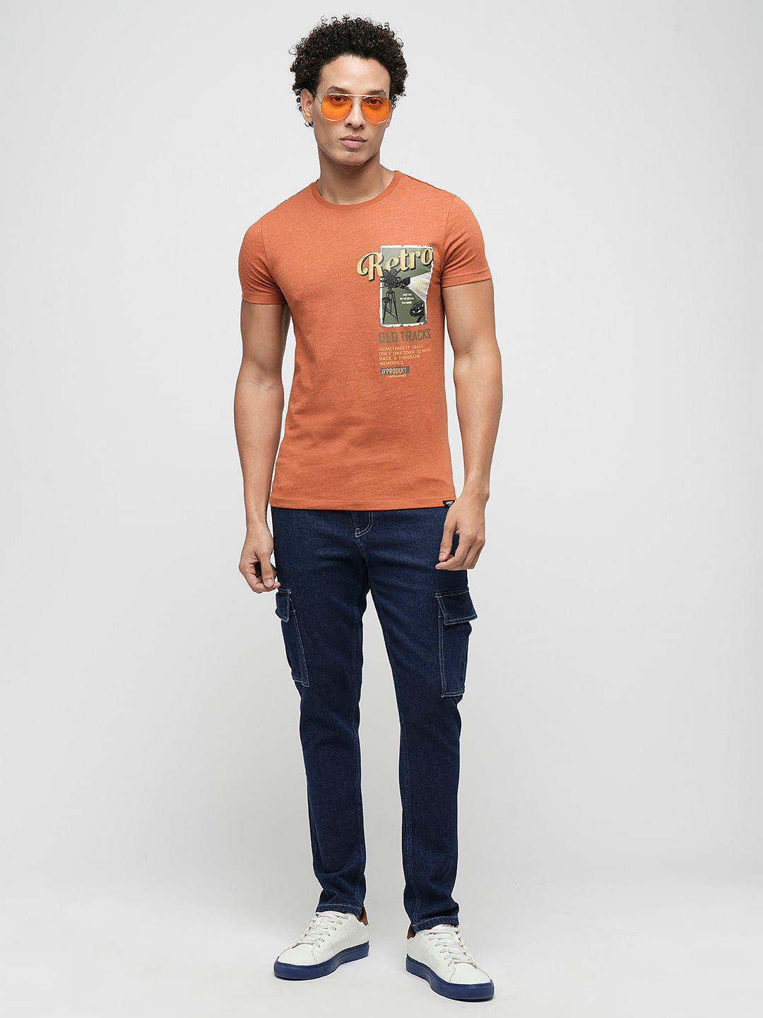 PRODUKT by JACK&JONES Dark Blue Pocket Detail Slim Jeans