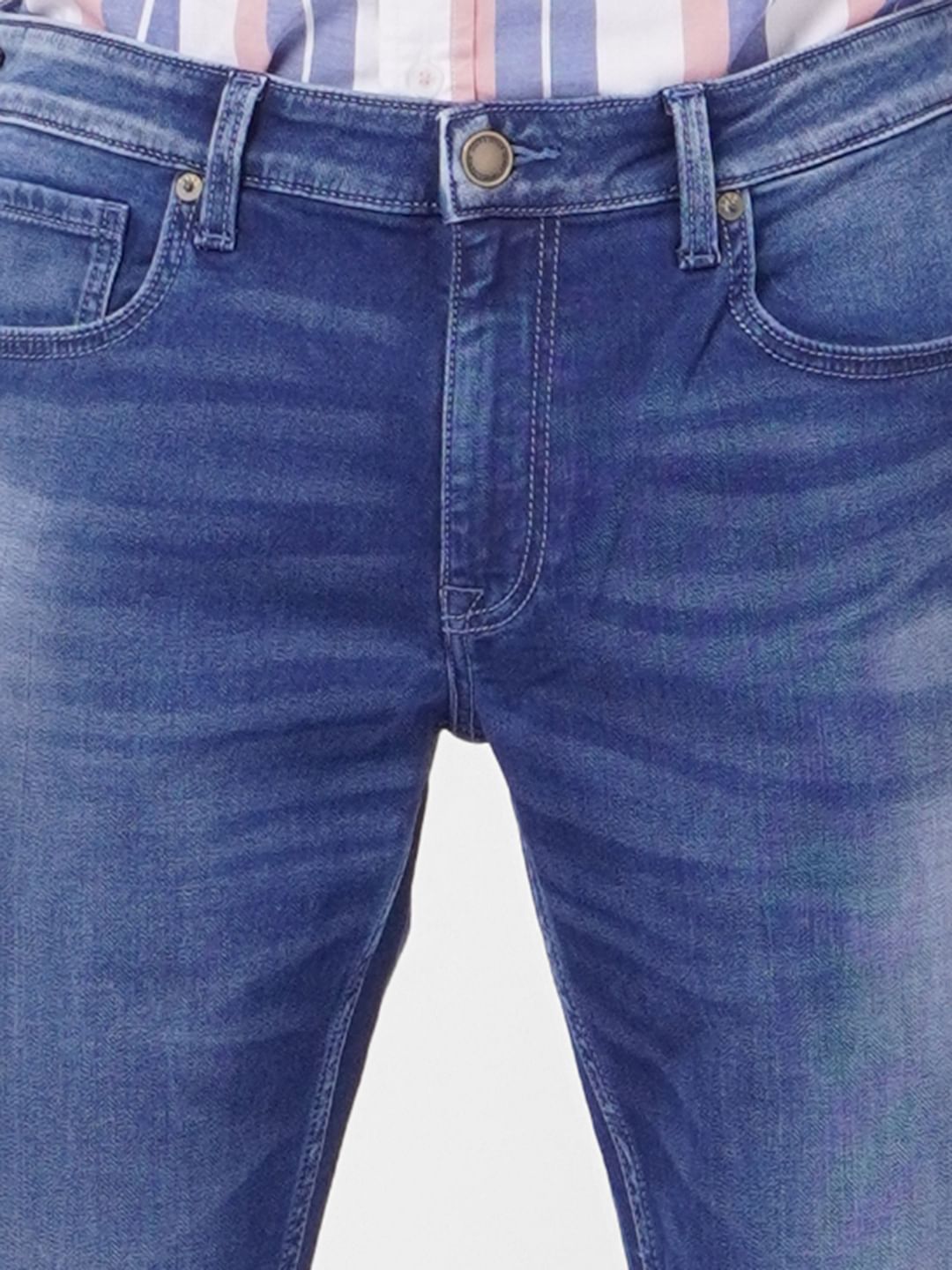 Dark Blue Low Rise Ben Skinny Jeans