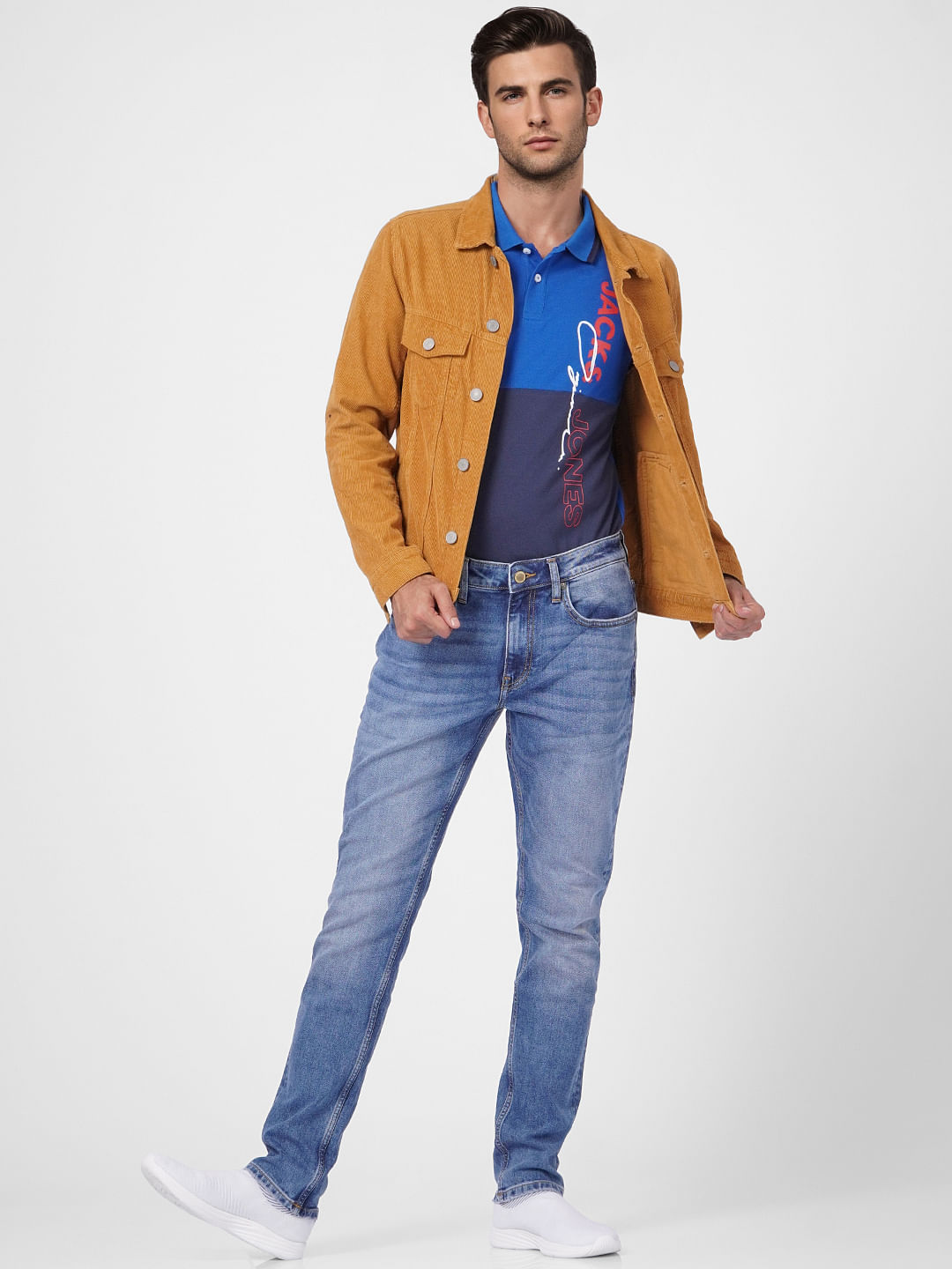 Light Blue Low Rise Glenn Slim Jeans - 28/30