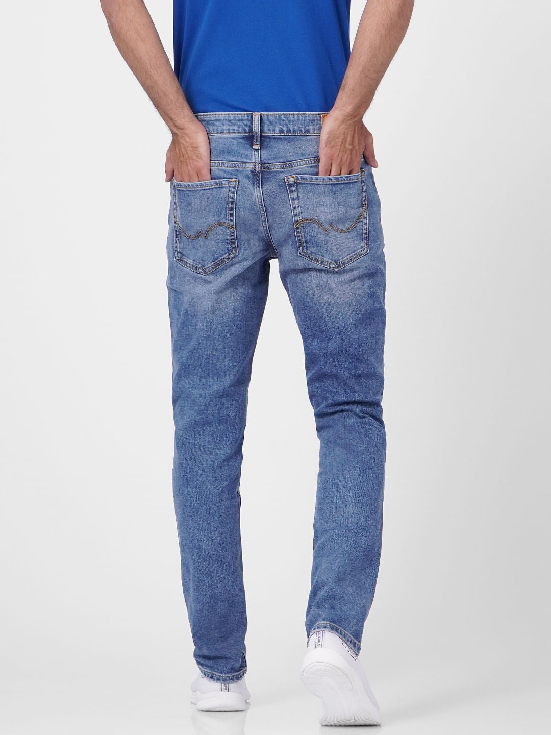 Light Blue Low Rise Glenn Slim Jeans