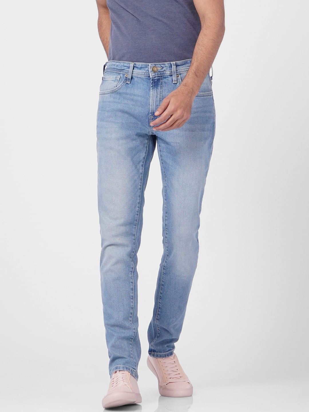 Light Blue Low Rise Ben Skinny Jeans