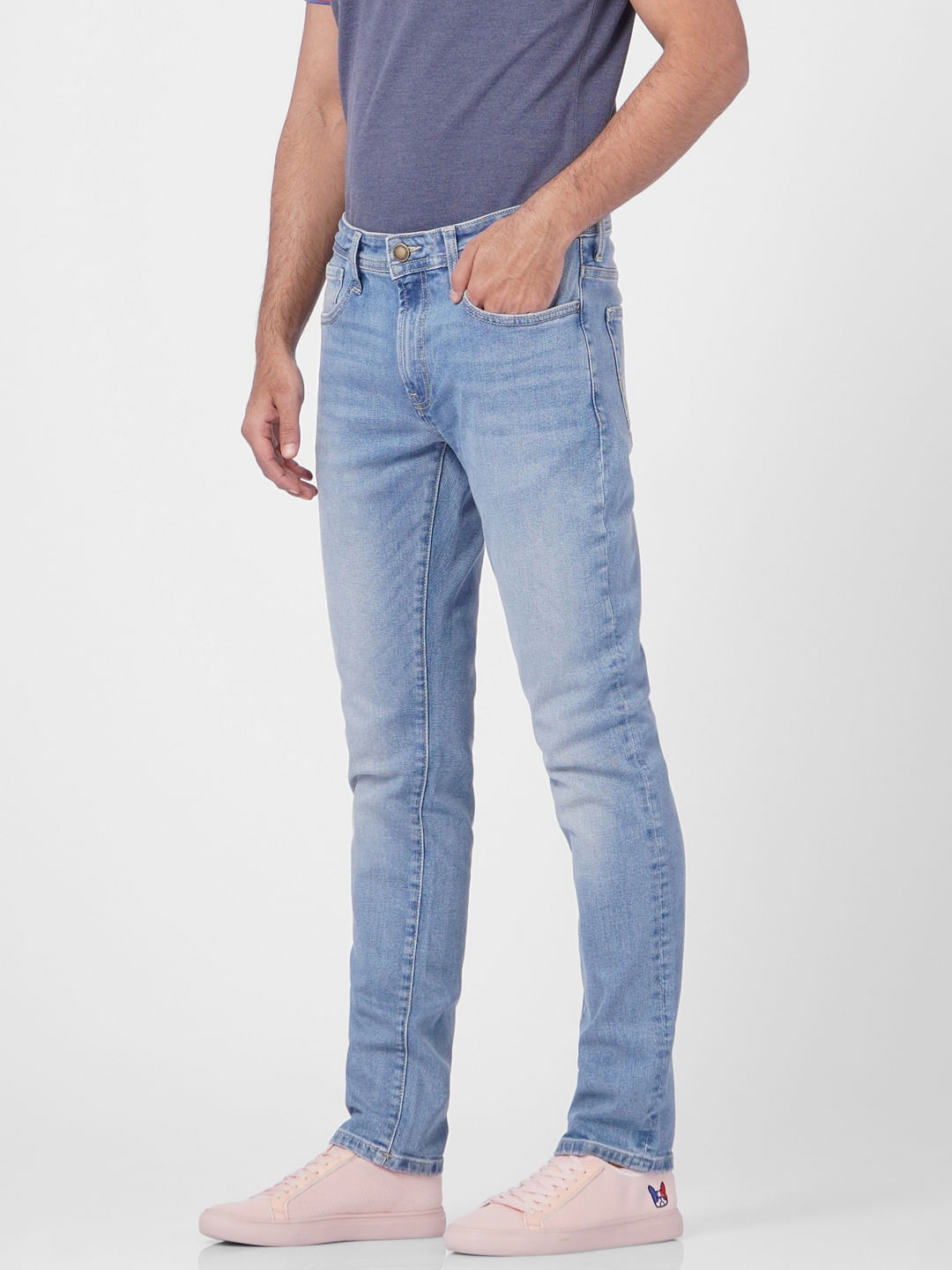 Light Blue Low Rise Ben Skinny Jeans