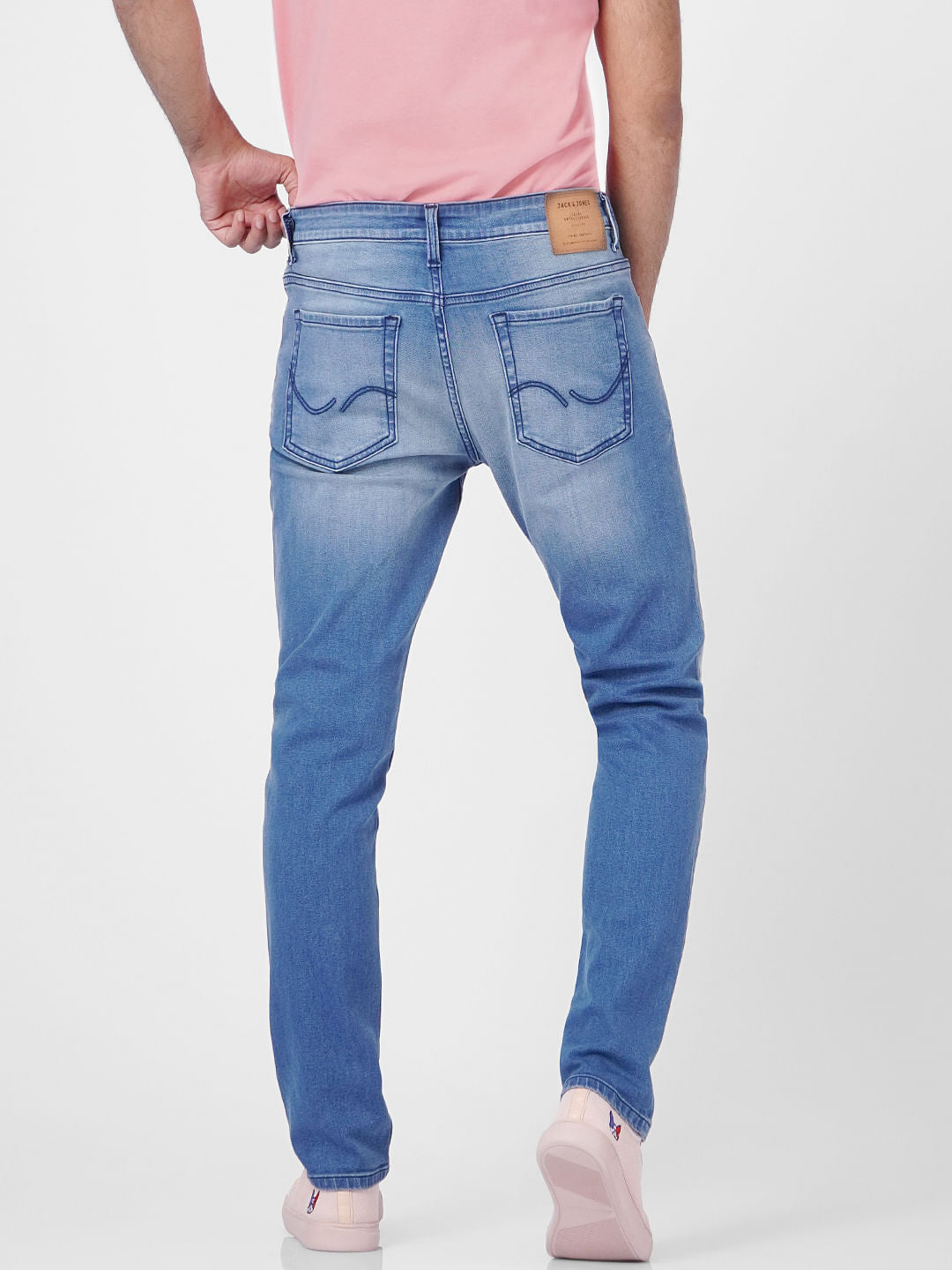 Light Blue Low Rise Glenn Slim Jeans