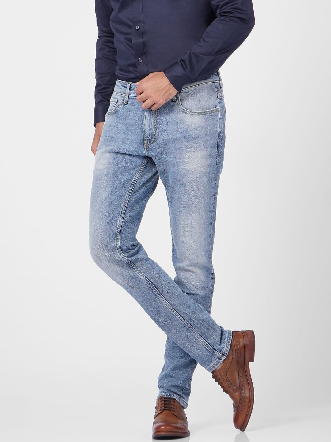 Light Blue Low Rise Ben Skinny Jeans