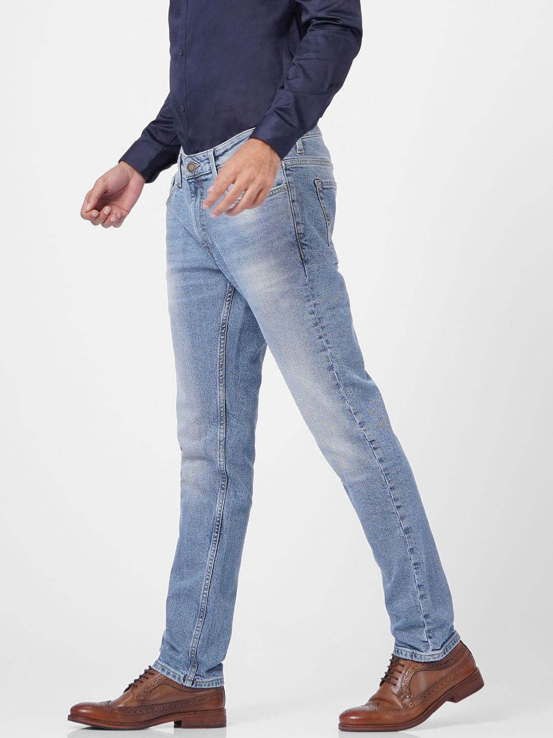 Light Blue Low Rise Ben Skinny Jeans
