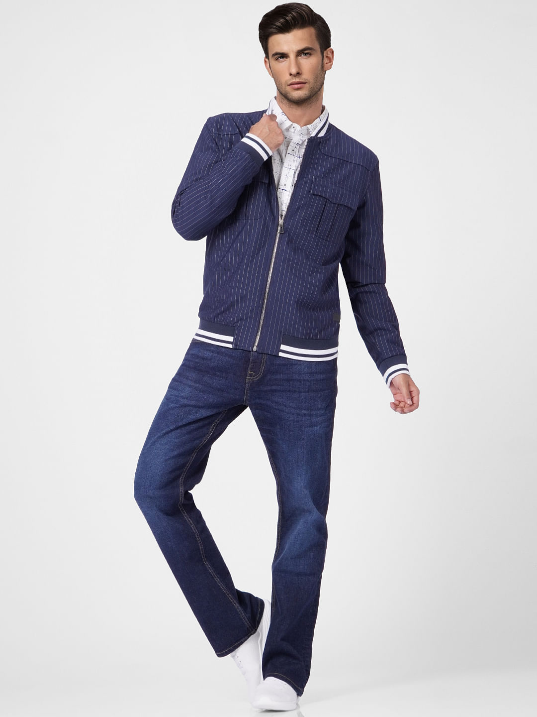 Blue High Rise Washed Ray Bootcut Jeans - 28/30