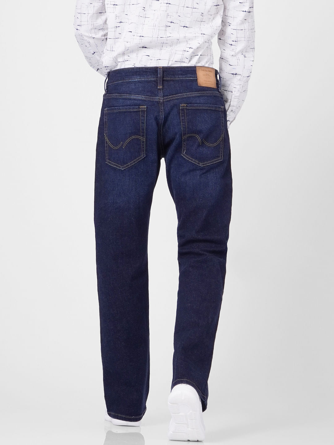 Blue High Rise Washed Ray Bootcut Jeans
