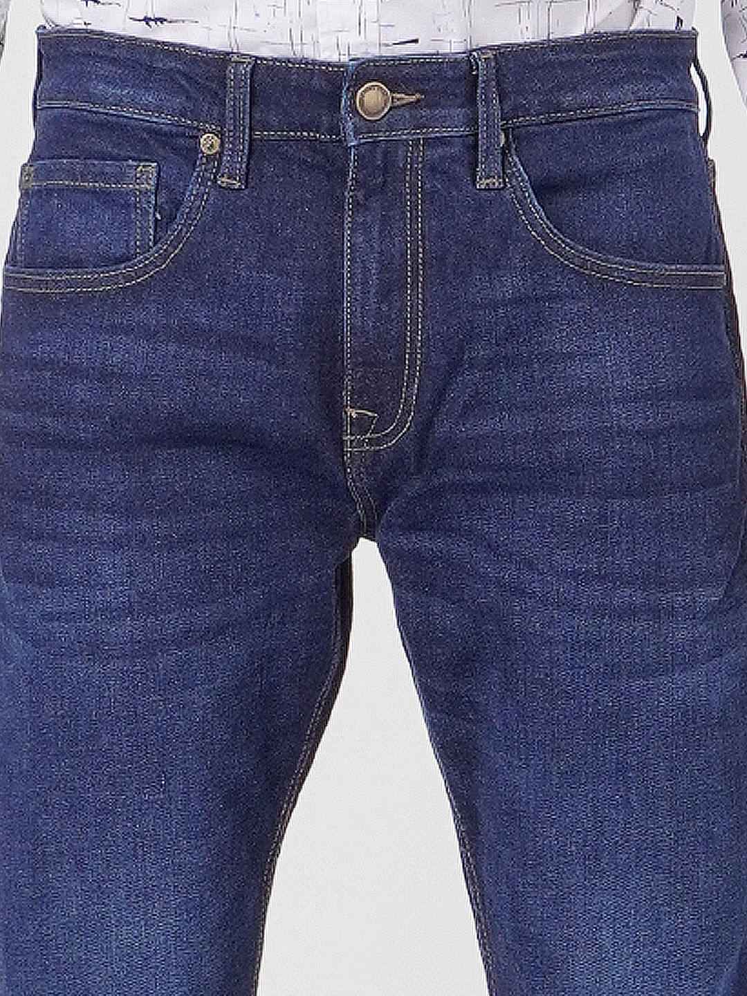 Blue High Rise Washed Ray Bootcut Jeans