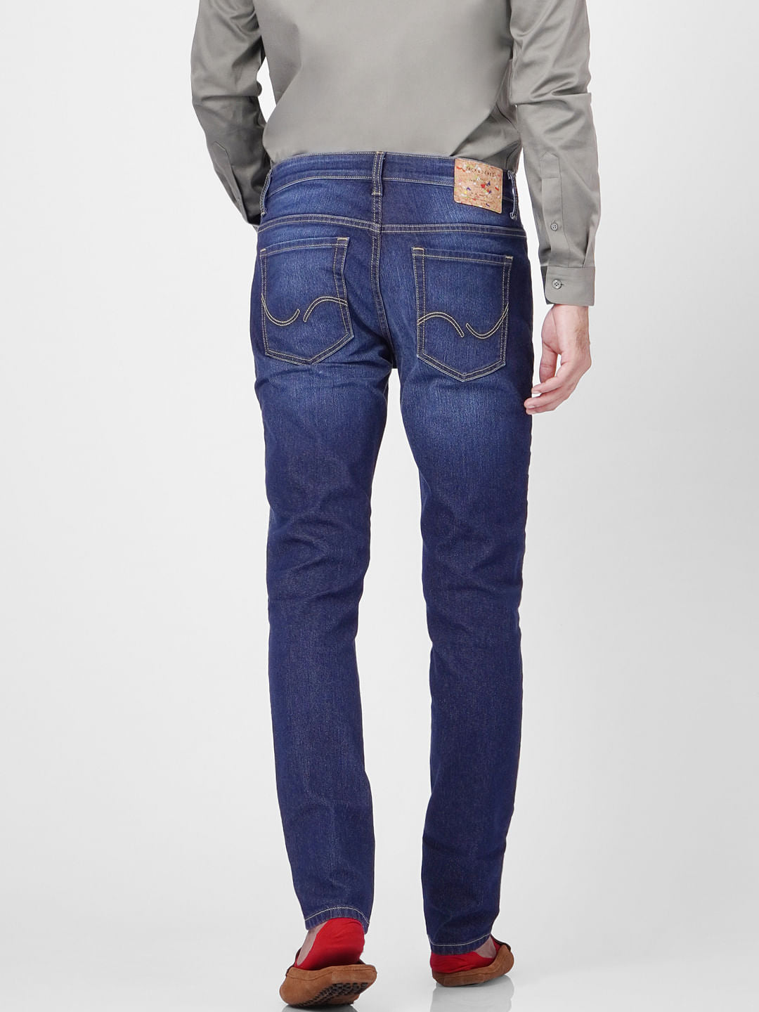 Dark Blue Low Rise Ben Skinny Jeans