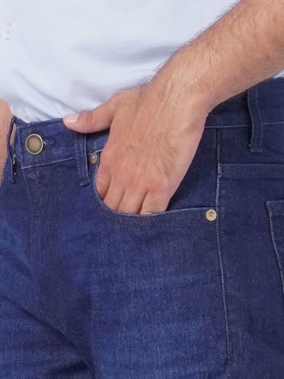 Dark Blue Low Rise Glenn Slim Jeans