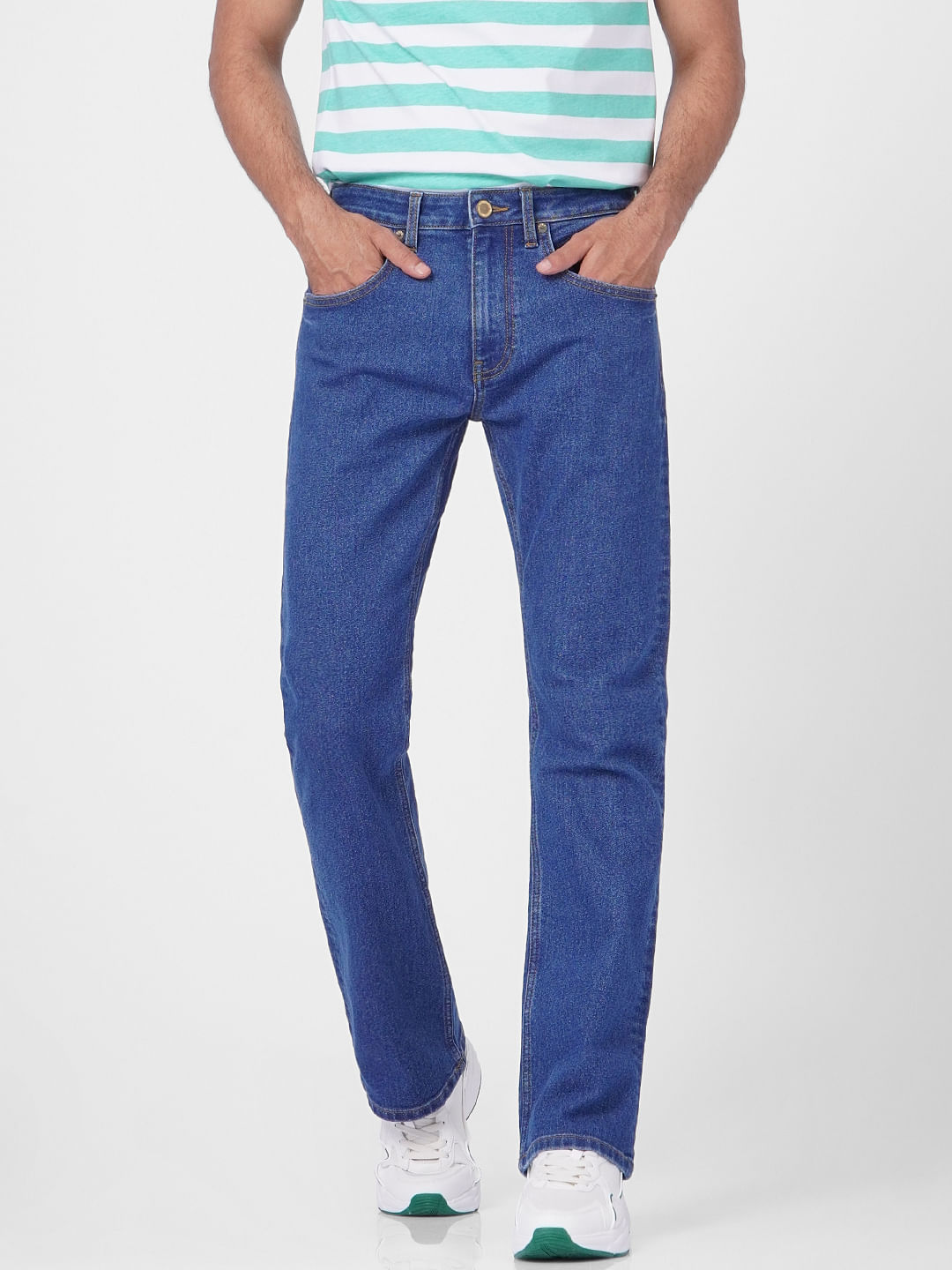 Blue High Rise Ray Bootcut Jeans