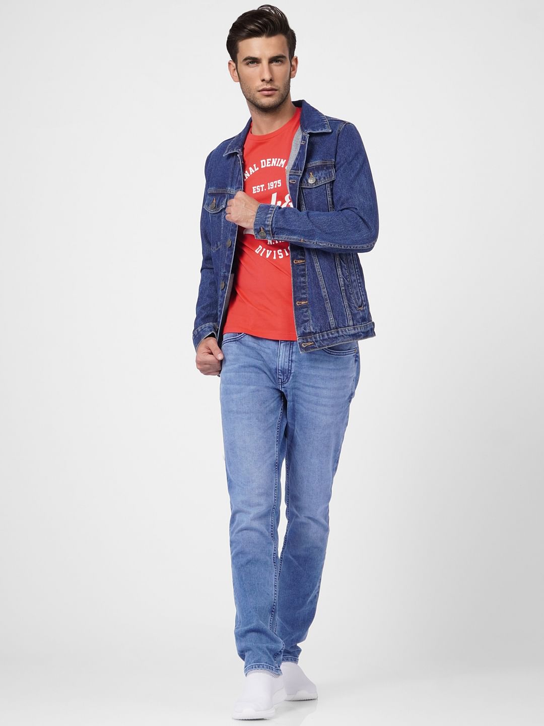 Light Blue Low Rise Washed Ben Skinny Jeans - 28/30