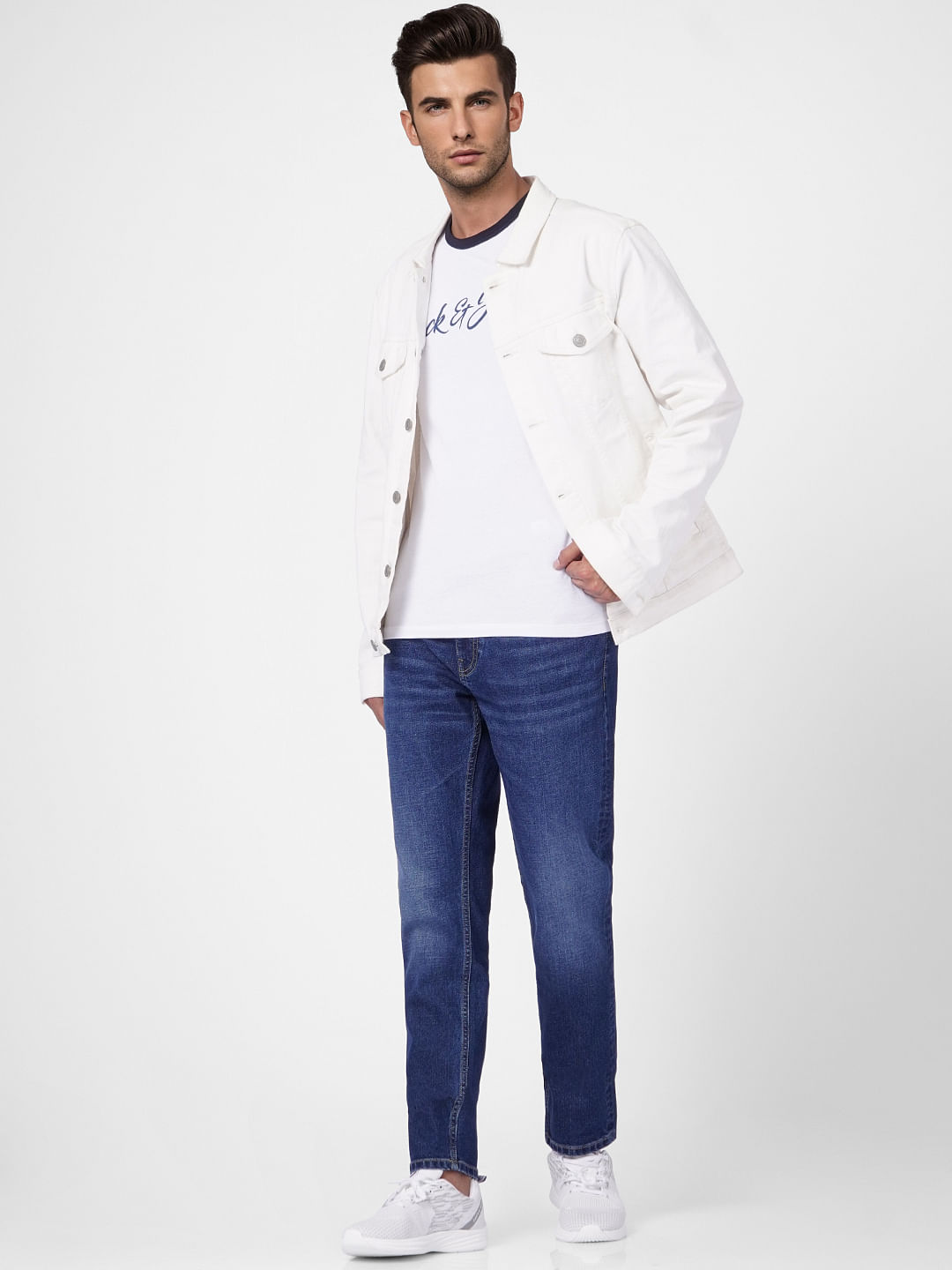 Blue Low Rise Glenn Slim Jeans - 28/30