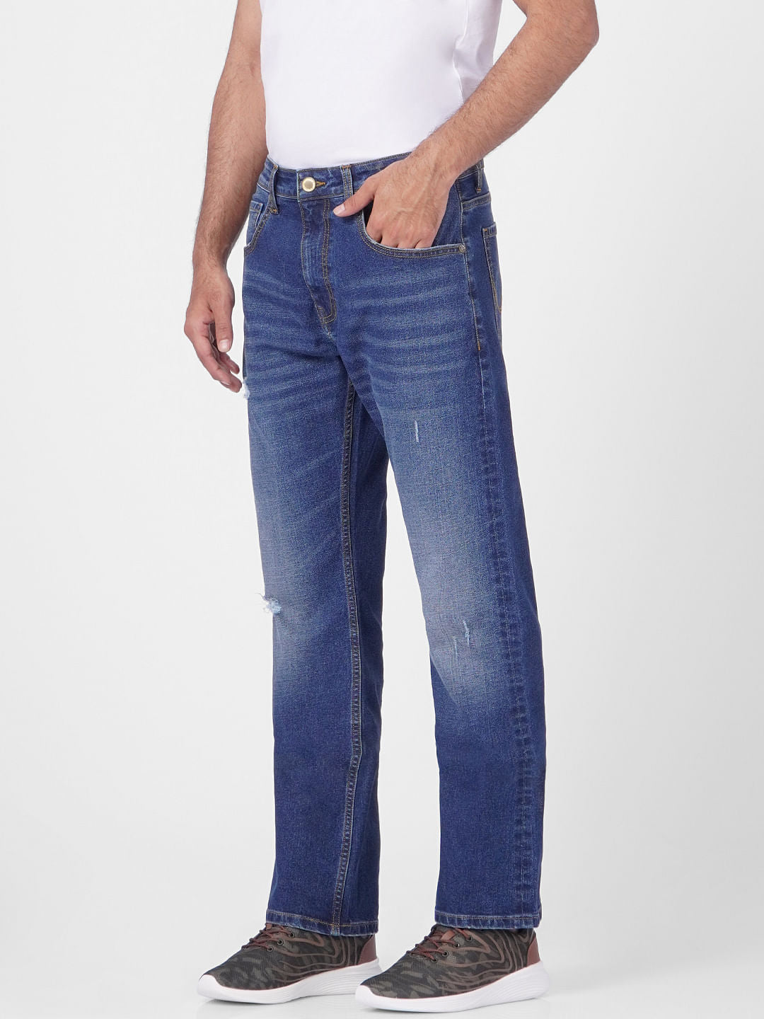 Blue High Rise Ray Bootcut Jeans