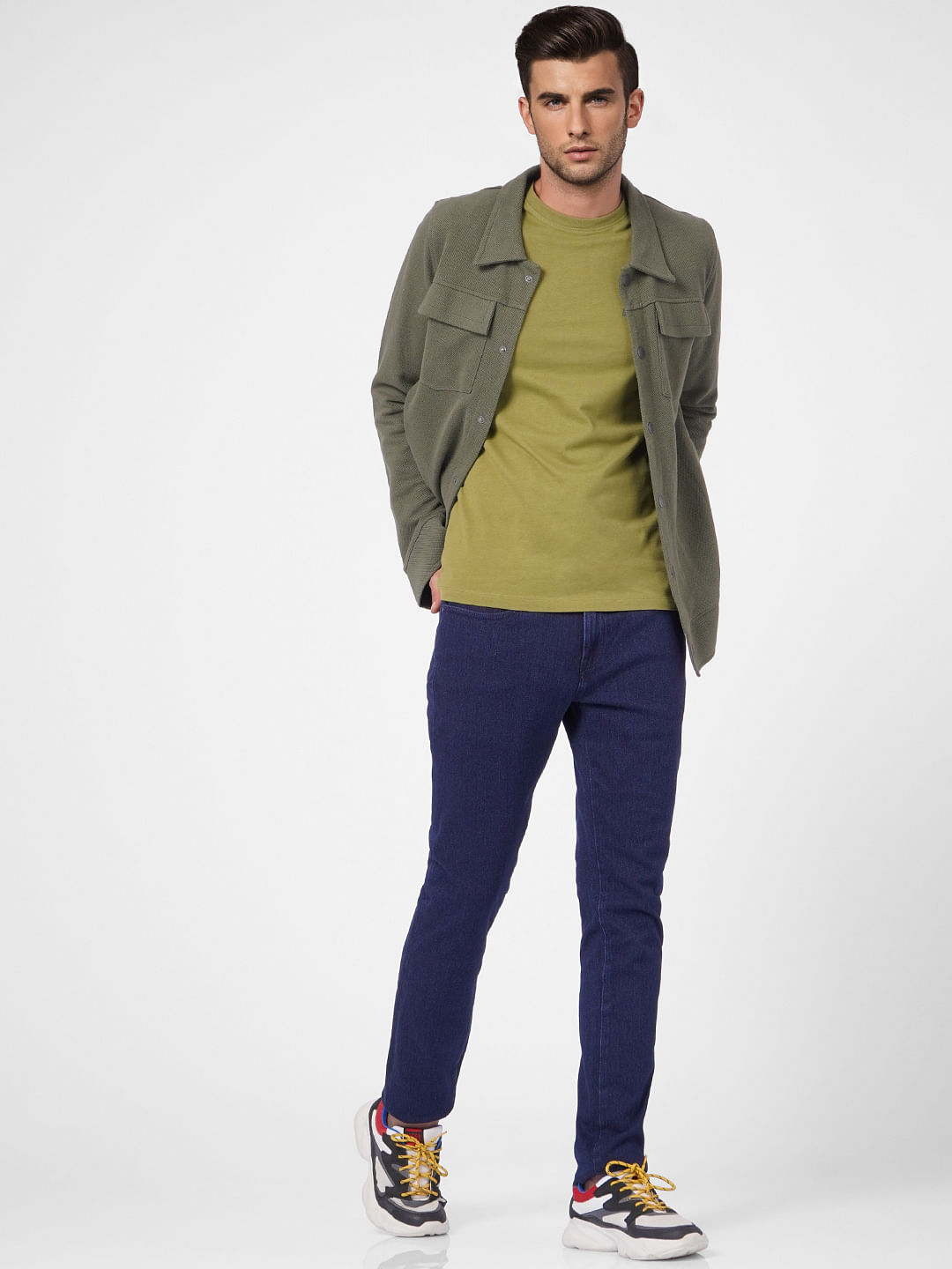 Dark Blue Low Rise Ben Skinny Jeans
