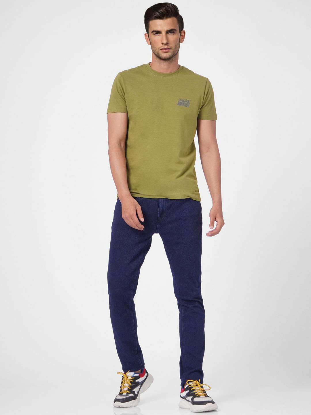 Dark Blue Low Rise Ben Skinny Jeans