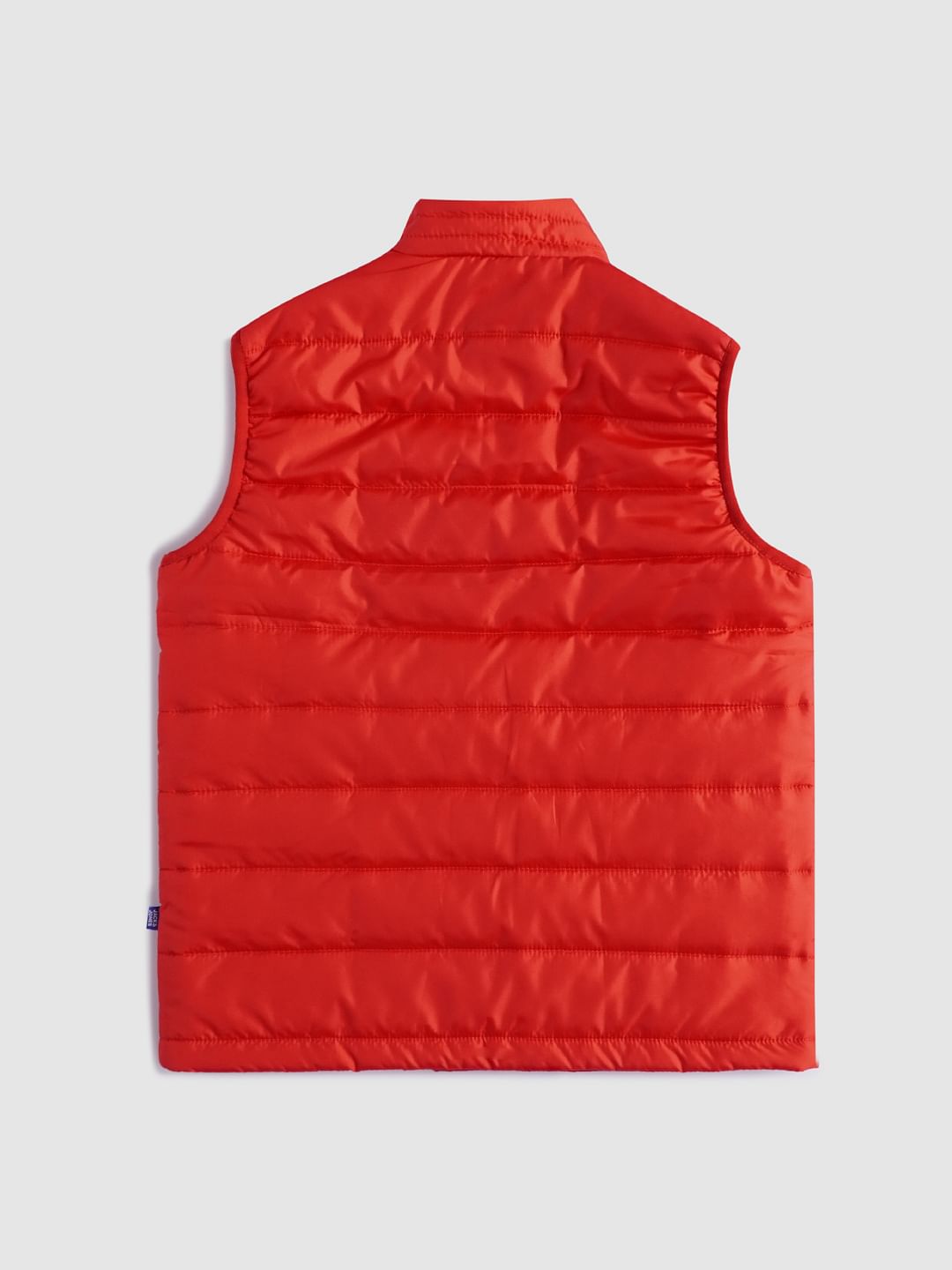 BOYS Red Sleeveless Puffer Winter Jacket