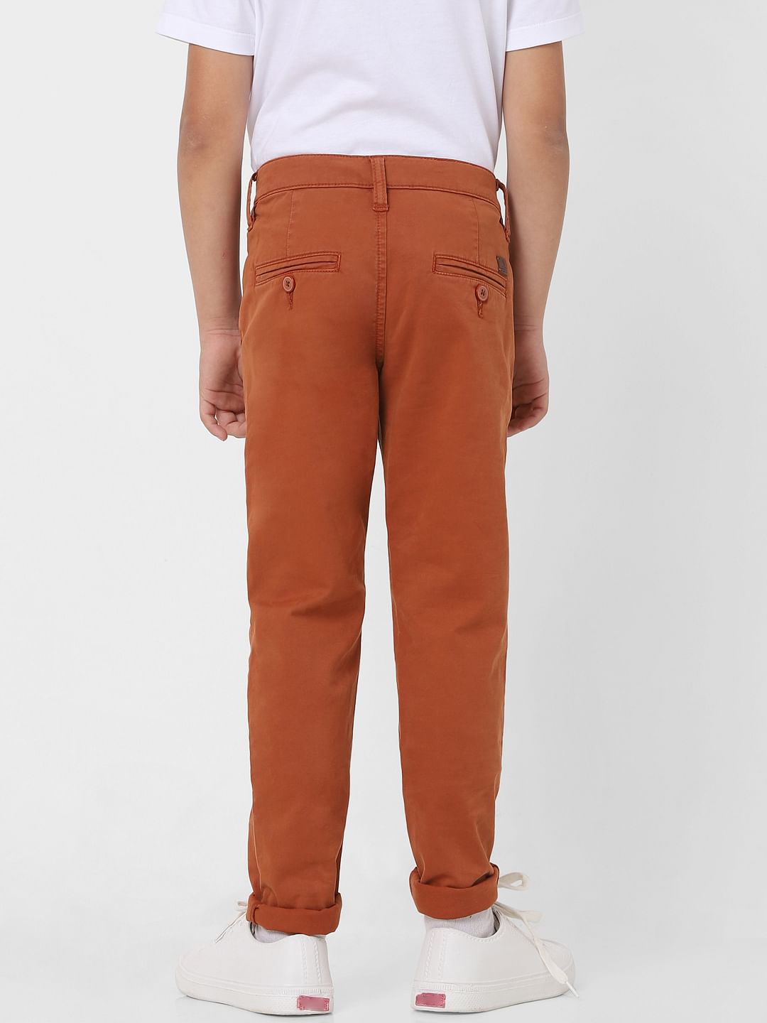 Boys Red Chinos