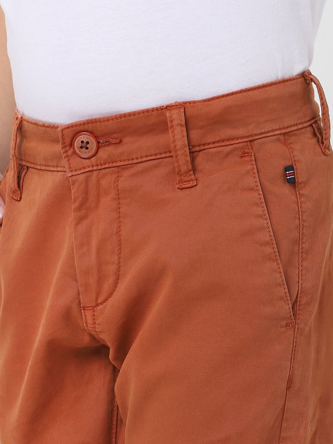 Boys Red Chinos