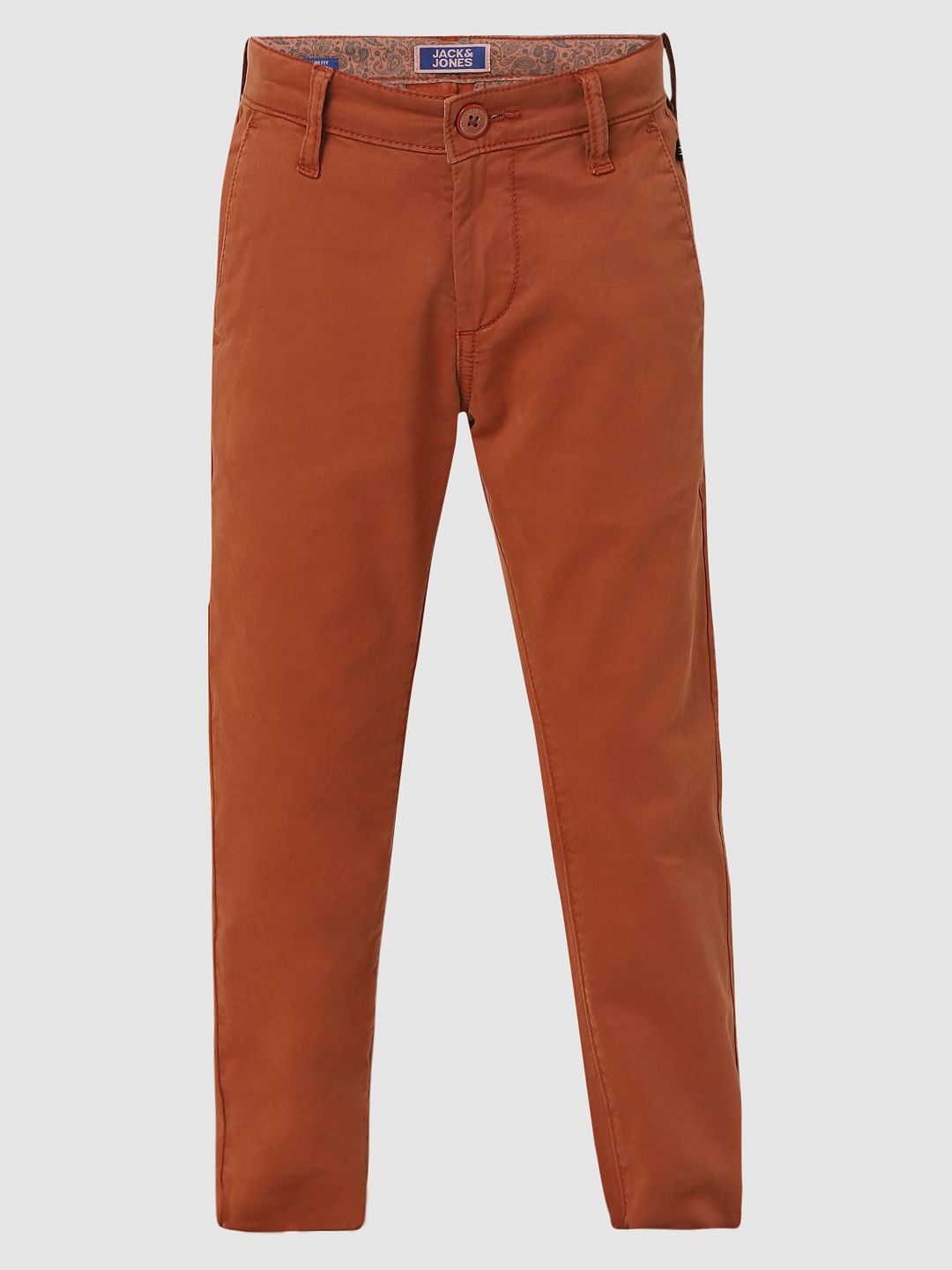 Boys Red Chinos