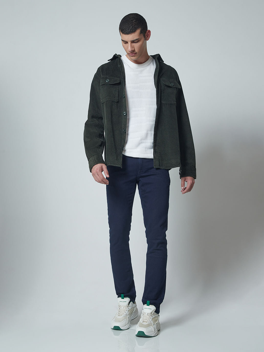 Blue Low Rise Slim Jeans