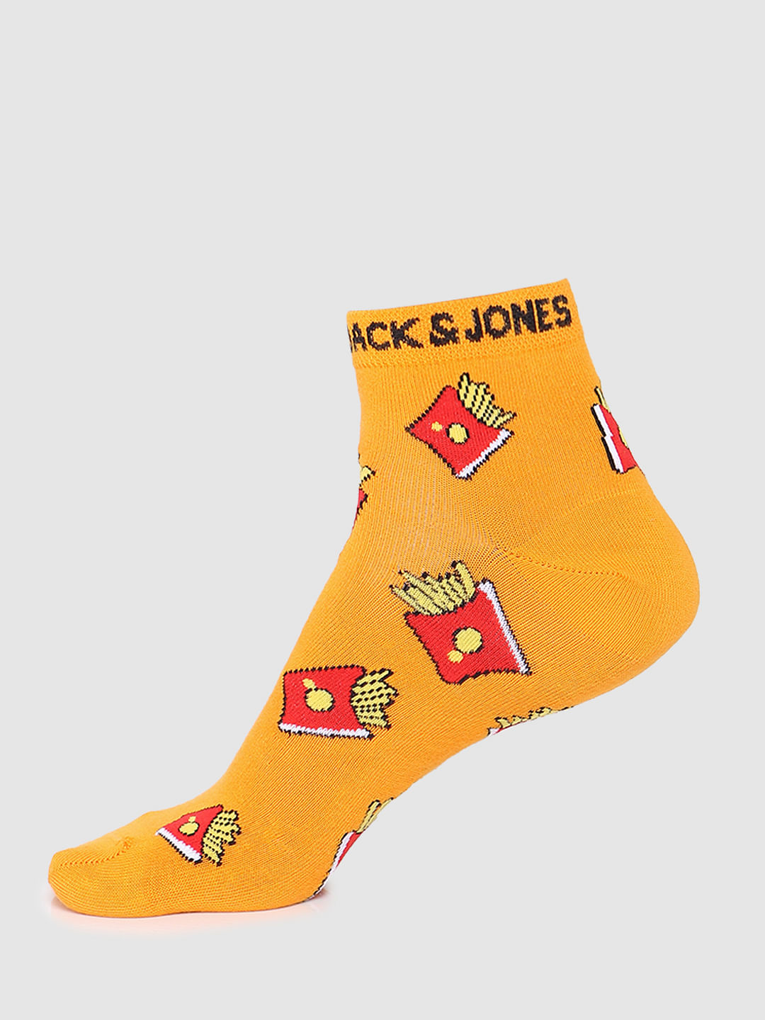 Pack of 2 Graphic Print Ankle Socks - Multi-coloured