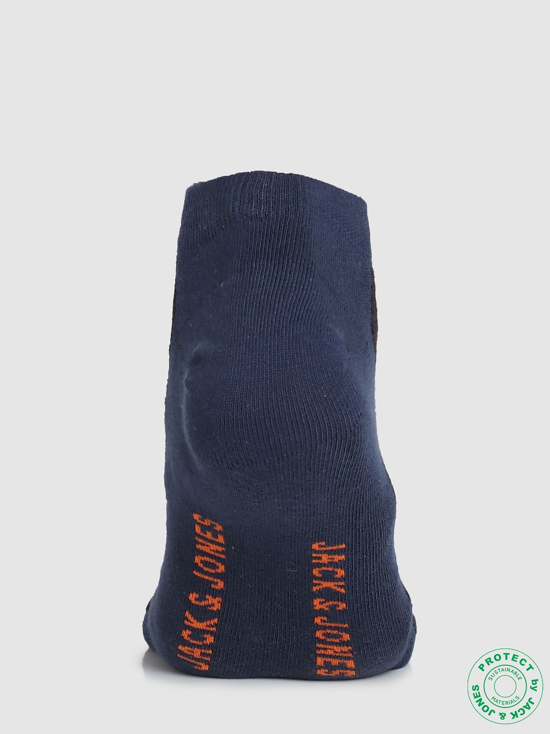 Blue Colourblocked Socks