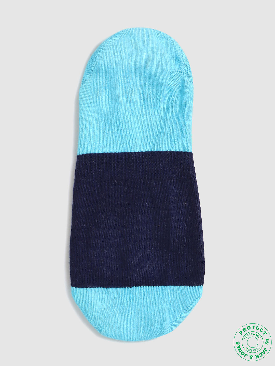 Blue Graphic Print Footies