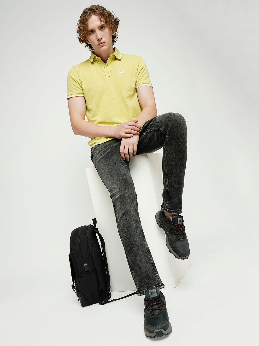 PRODUKT by JACK&JONES Grey Mid Rise Washed Slim Fit Jeans - 28