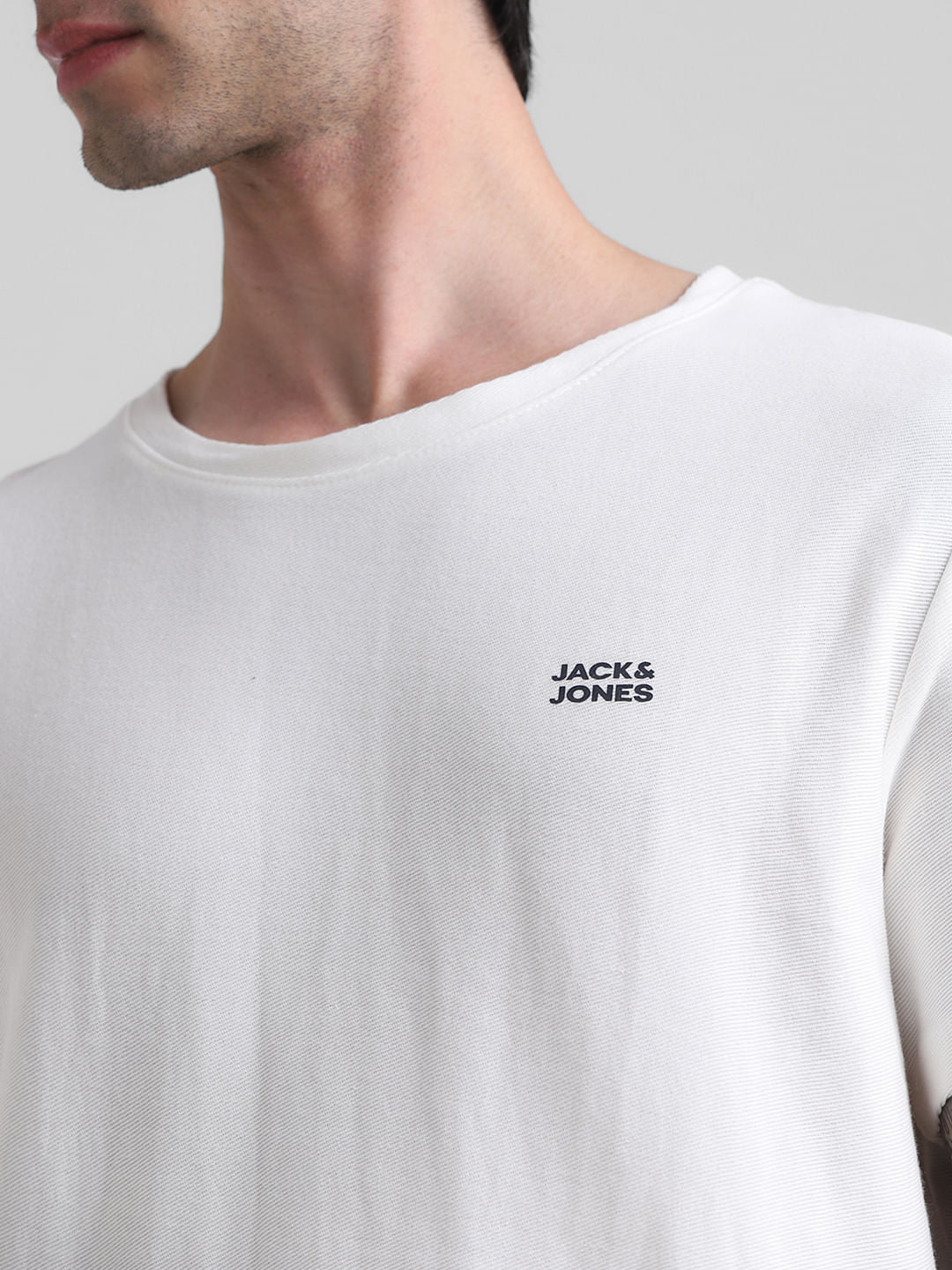 White Oversized Crew Neck T-shirt