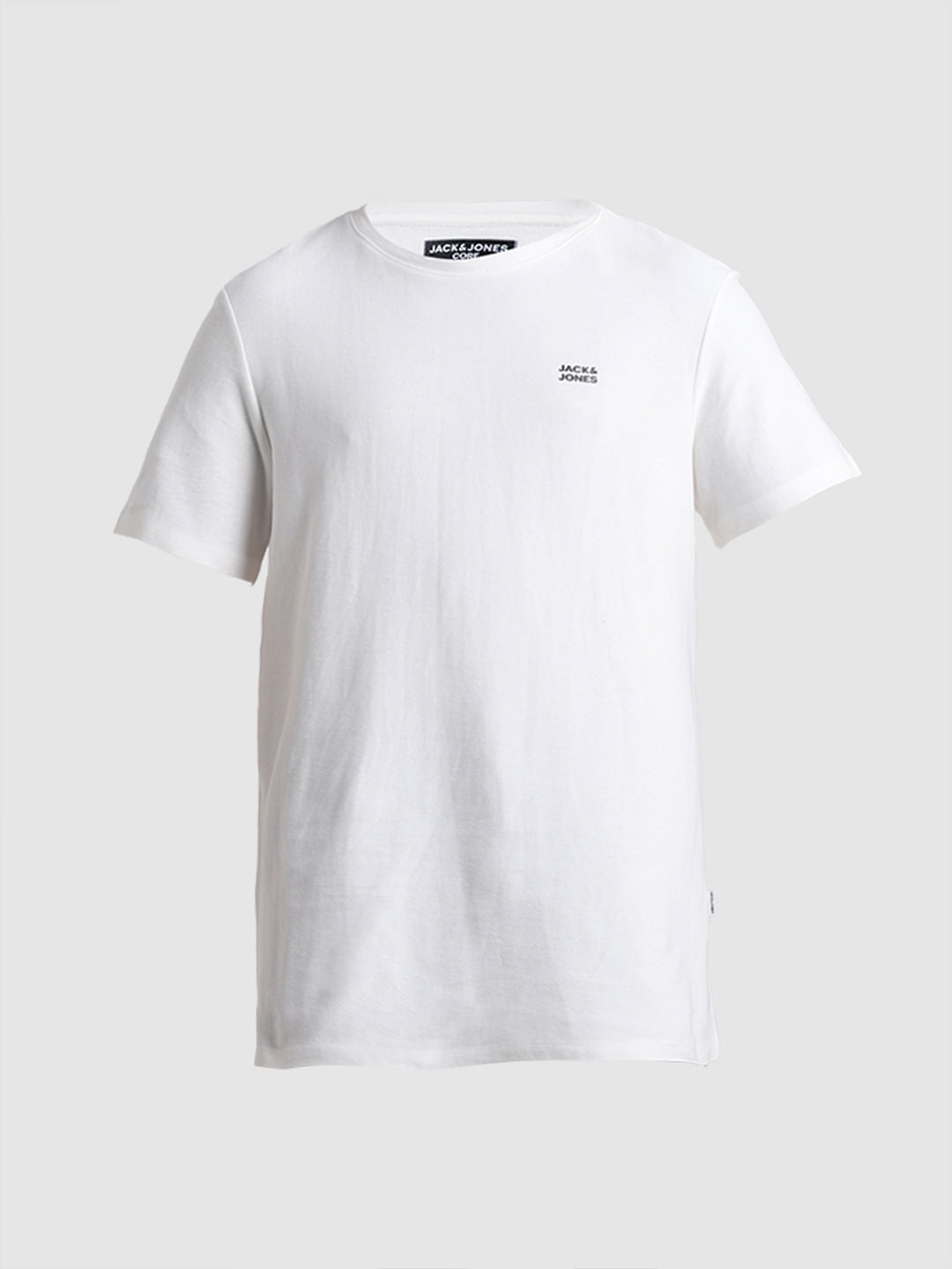 White Oversized Crew Neck T-shirt