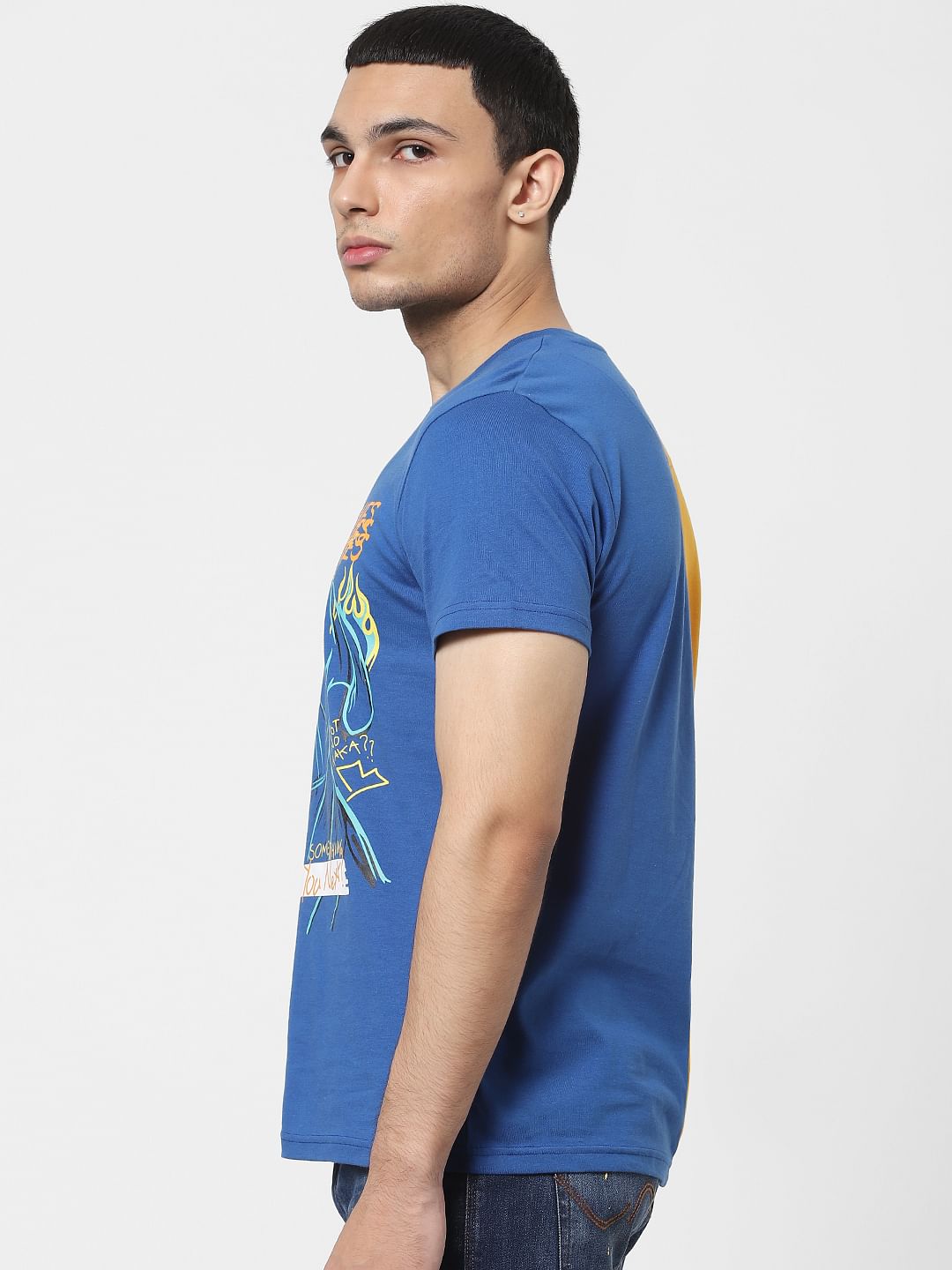 Yellow Graphic Print T-shirt