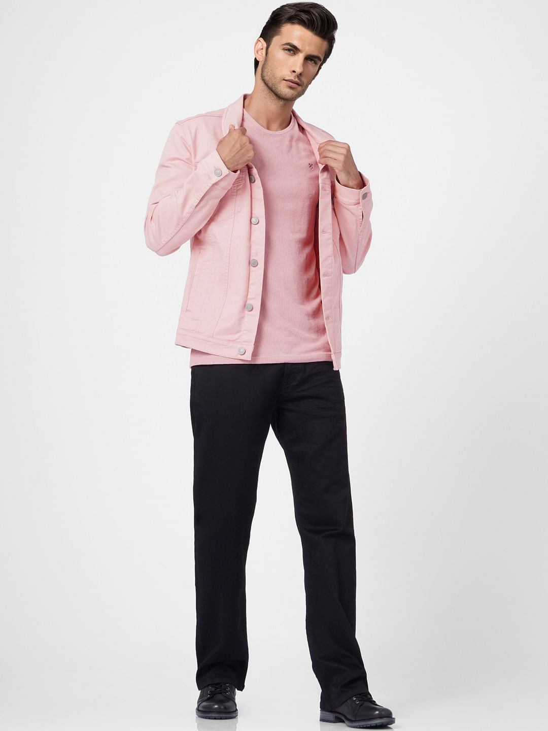Pink Crew Neck T-shirt - S