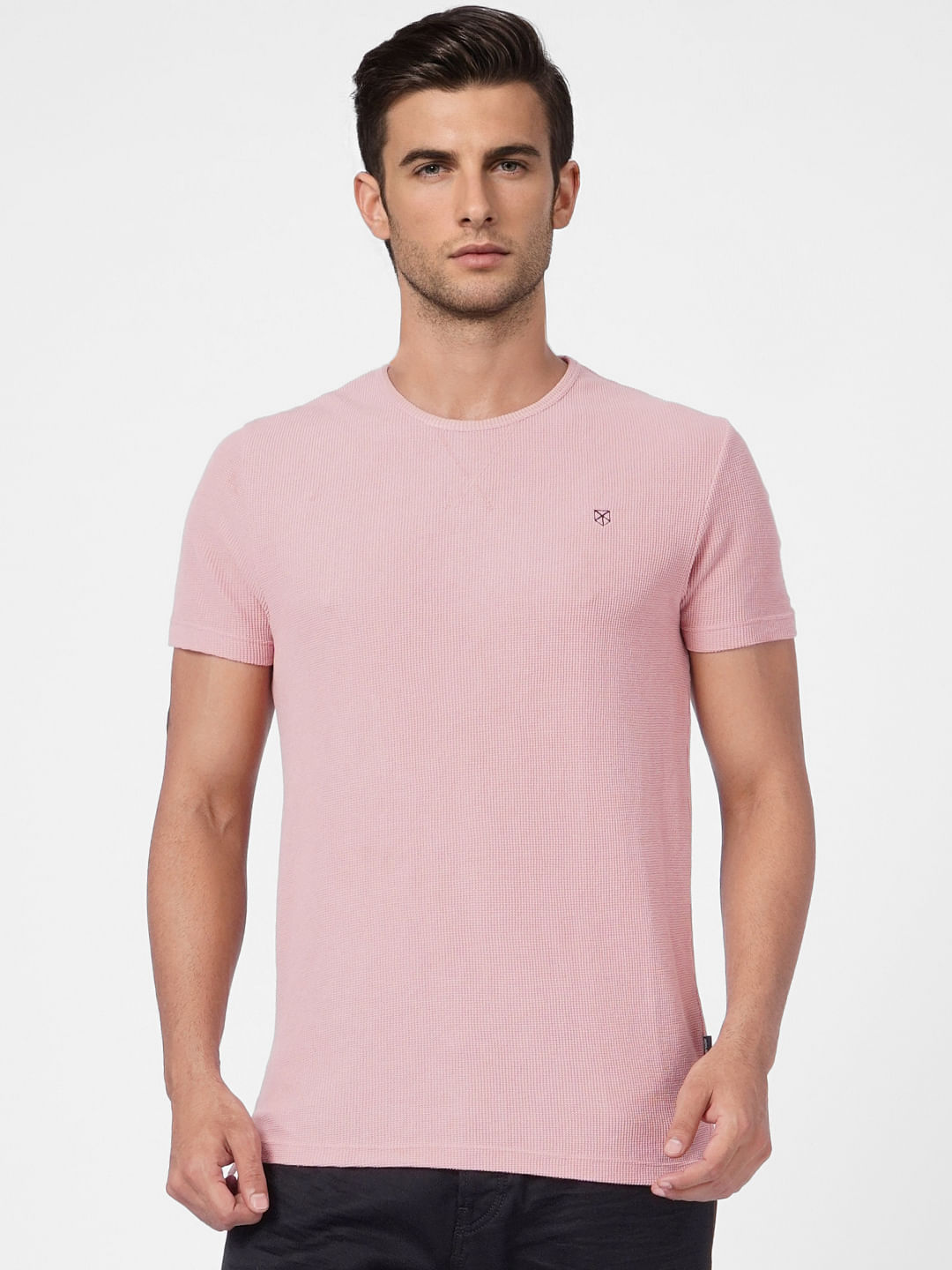 Pink Crew Neck T-shirt