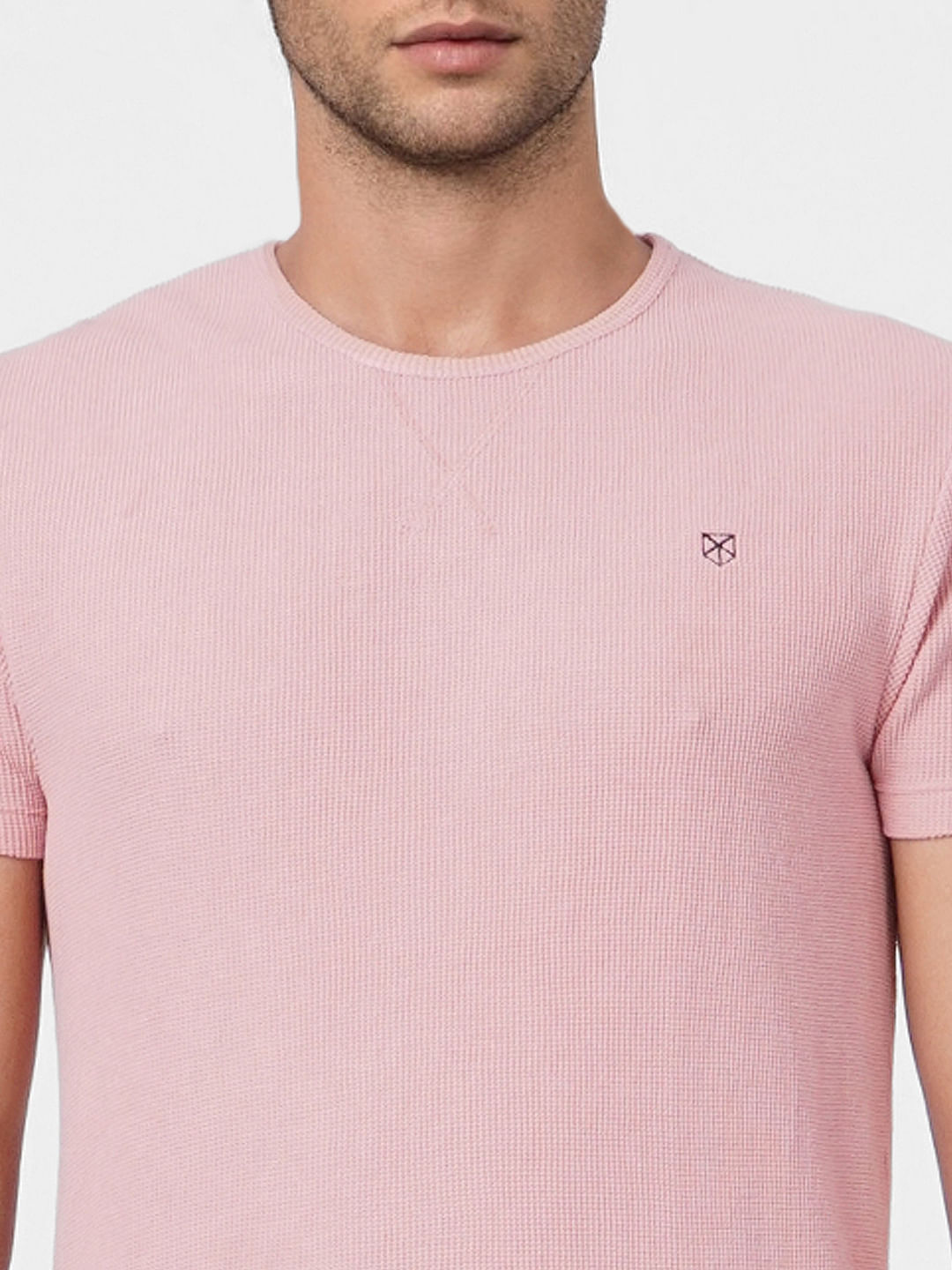 Pink Crew Neck T-shirt