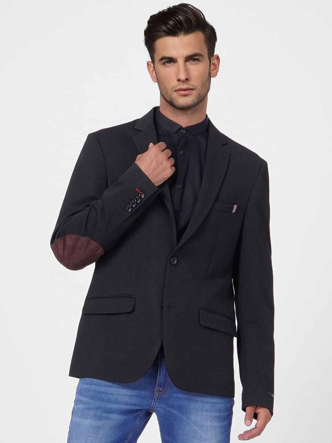 Black Knit Blazer