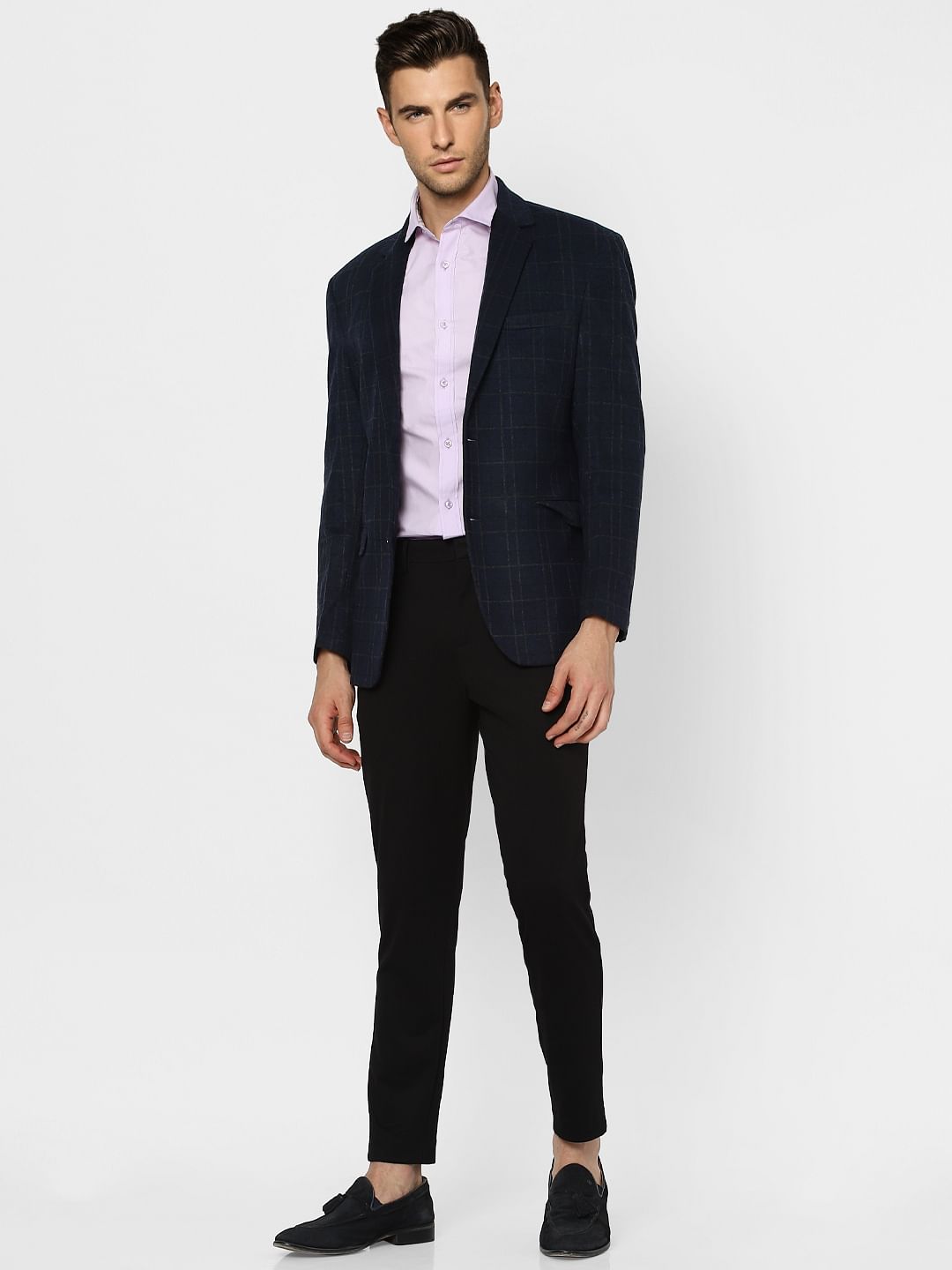 Black Tailored Trousers - 46