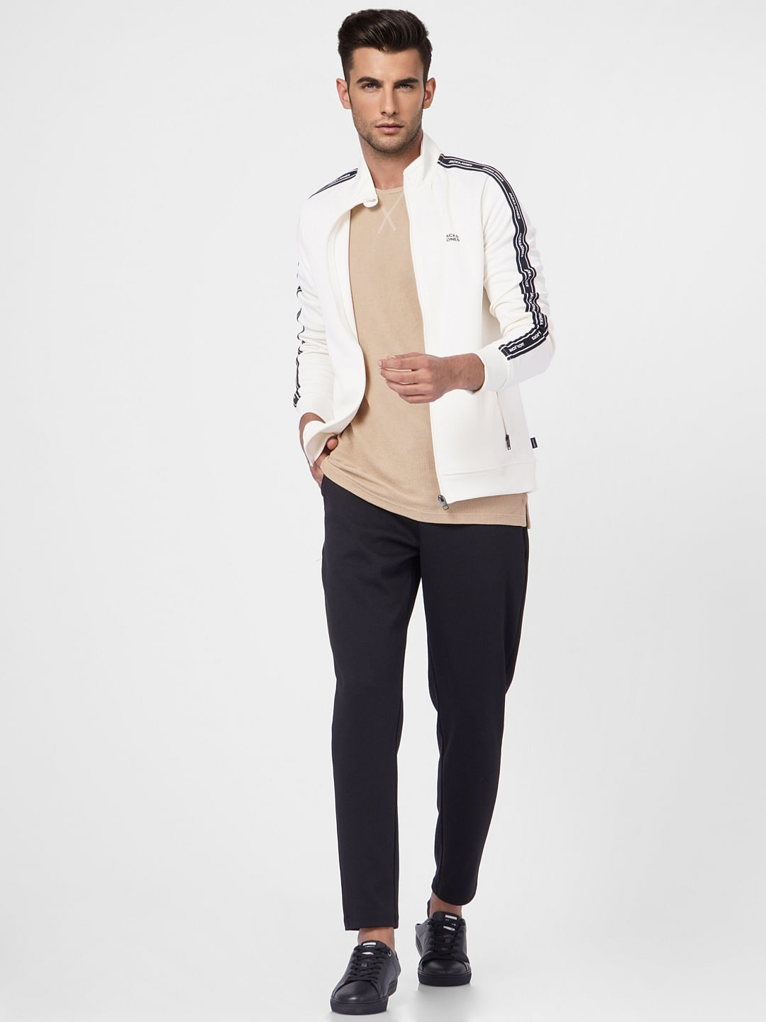 Black Mid Rise Pants