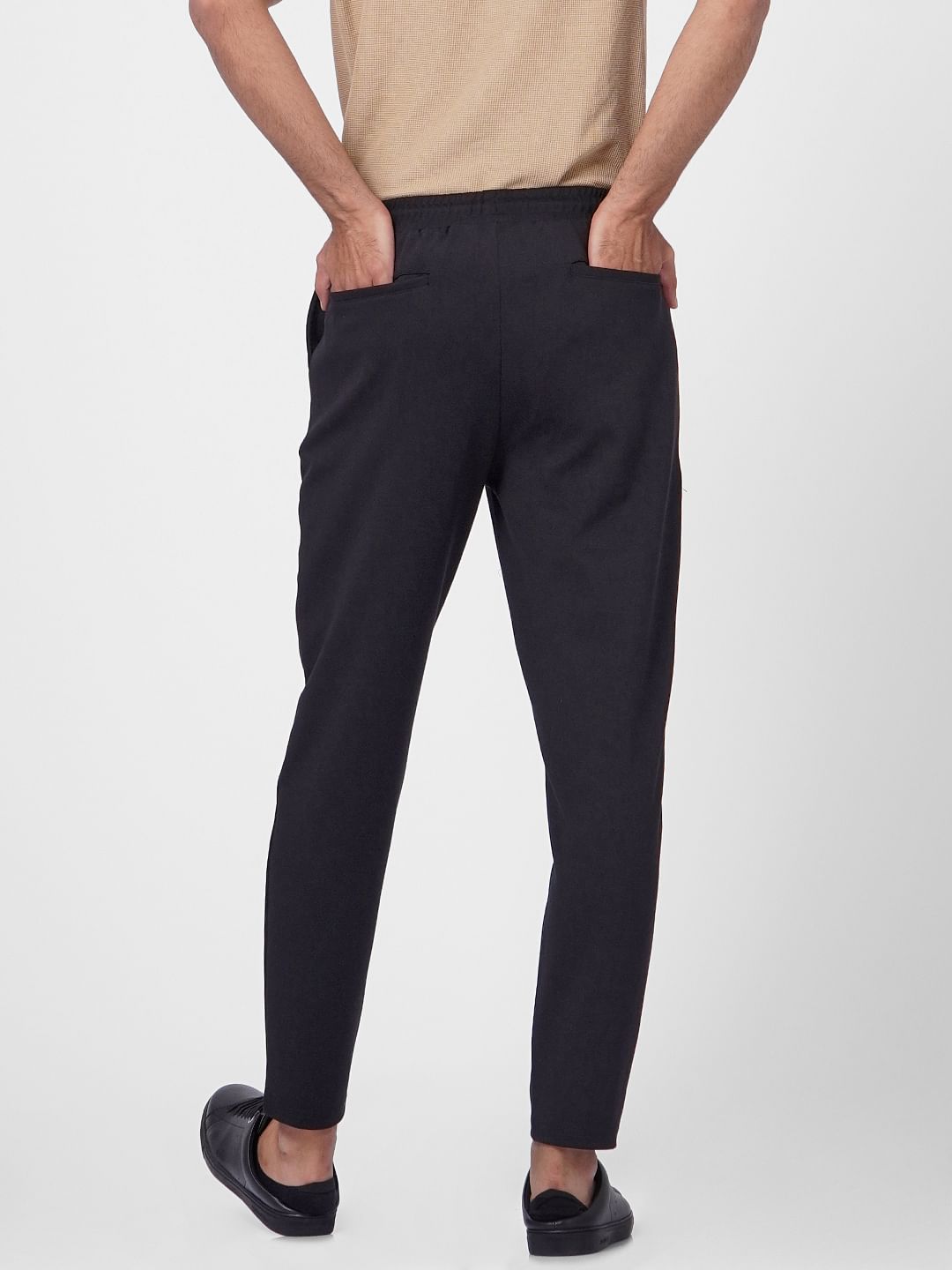 Black Mid Rise Pants
