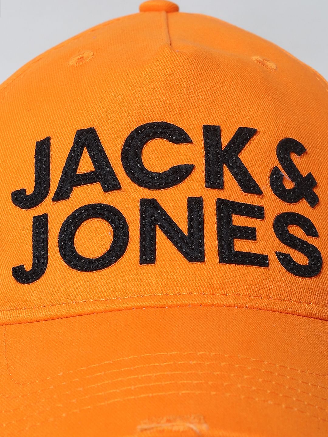 Boys Orange Logo Print Baseball Cap