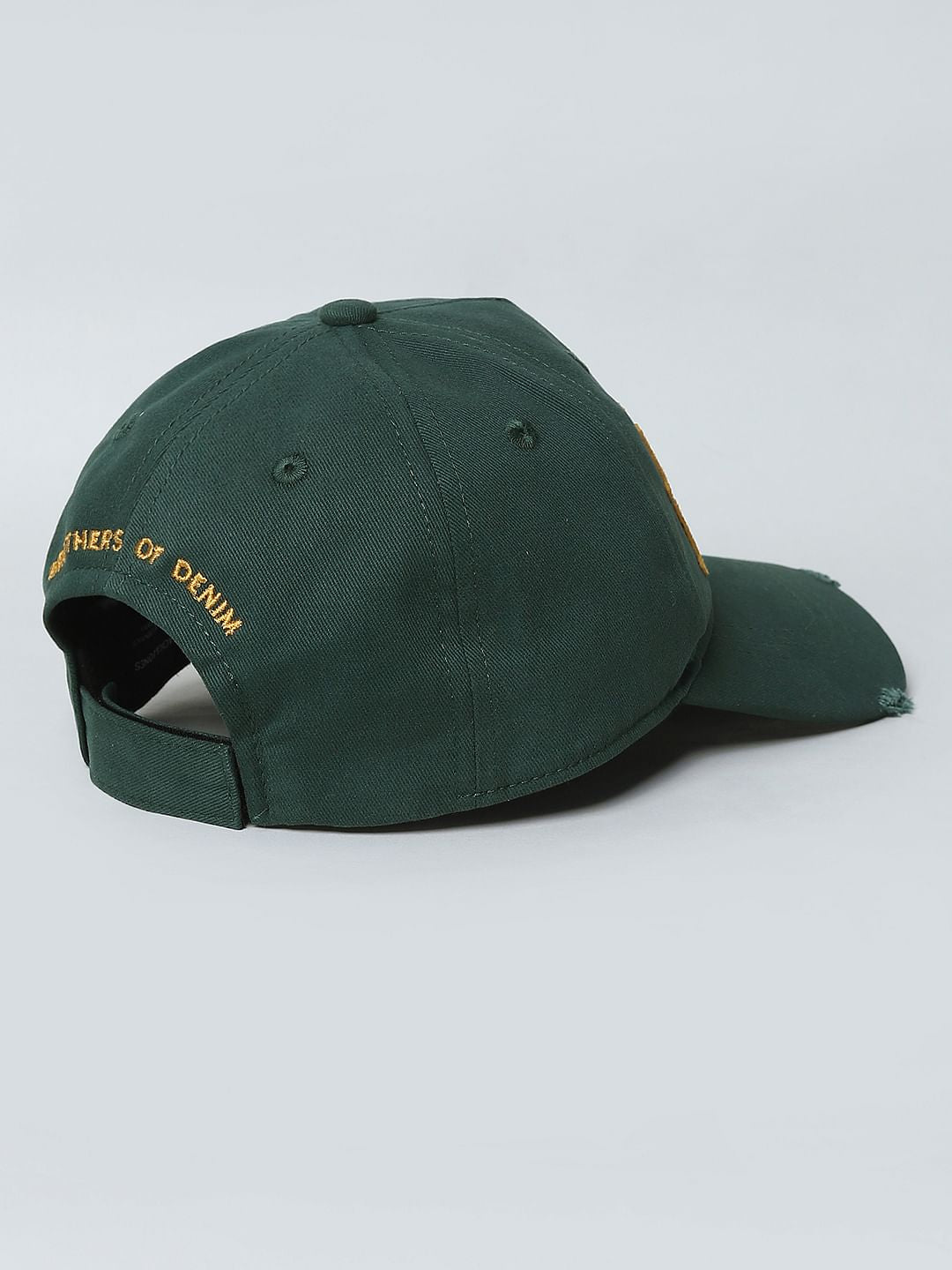 Boys Green Logo Print Baseball Cap