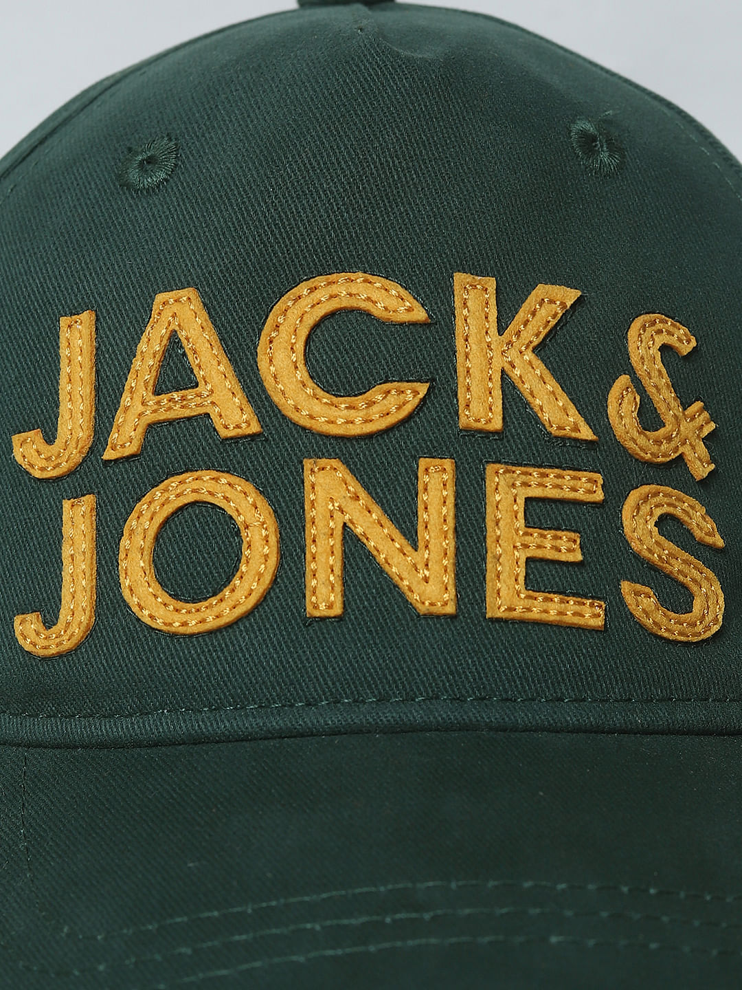 Boys Green Logo Print Baseball Cap