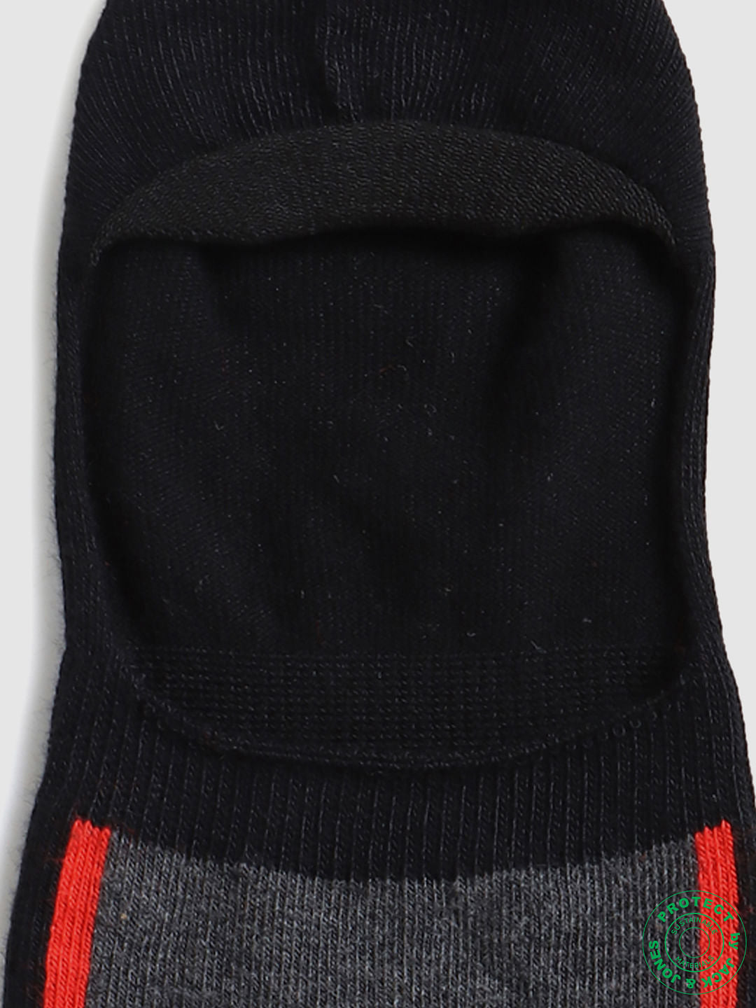 Black Colourblocked Footies