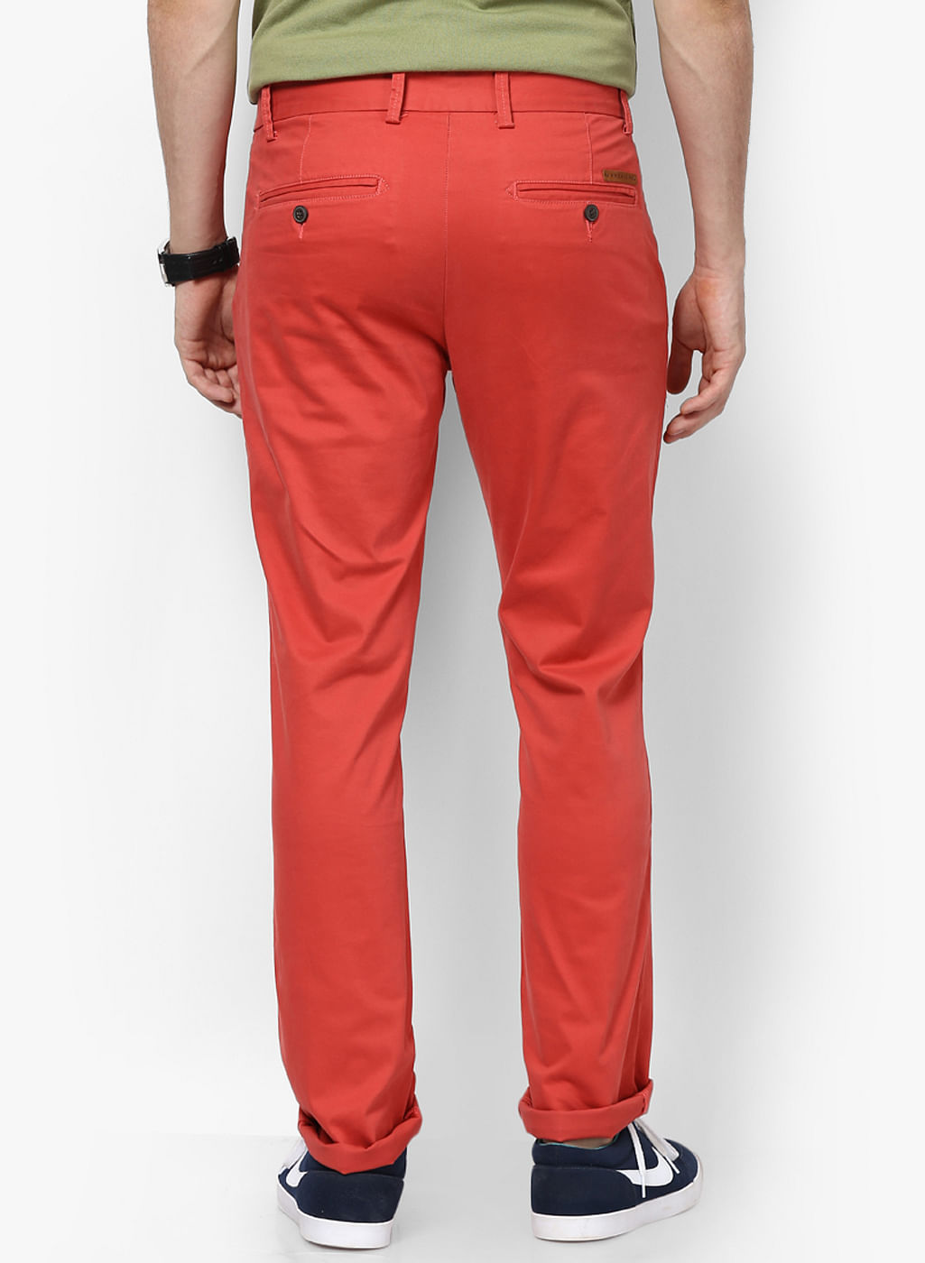 Solid Casual Trouser