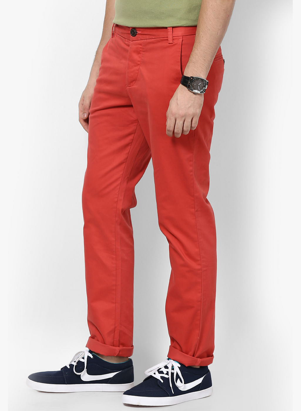 Solid Casual Trouser