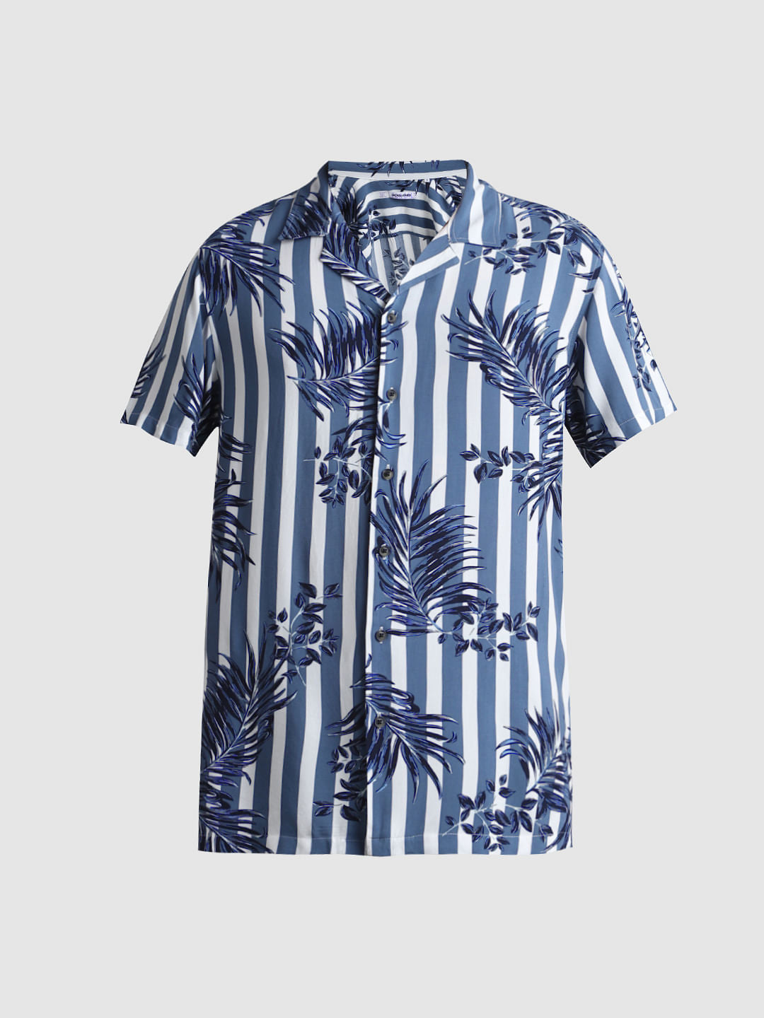 Blue Striped Resort Shirt