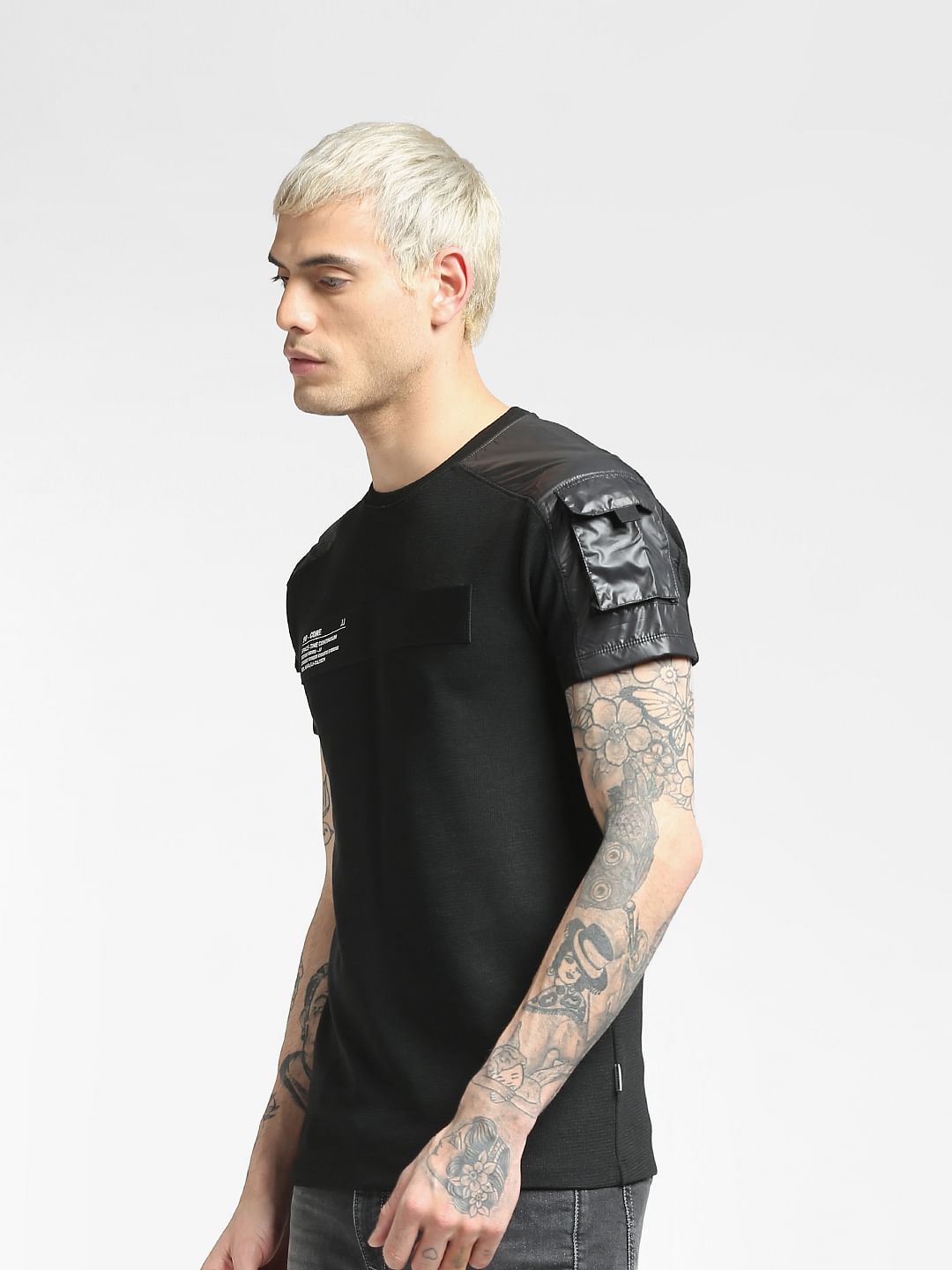 Black Crew Neck T-shirt