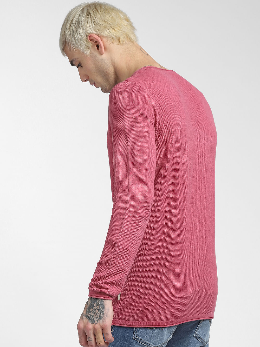 Pink Knit Pullover