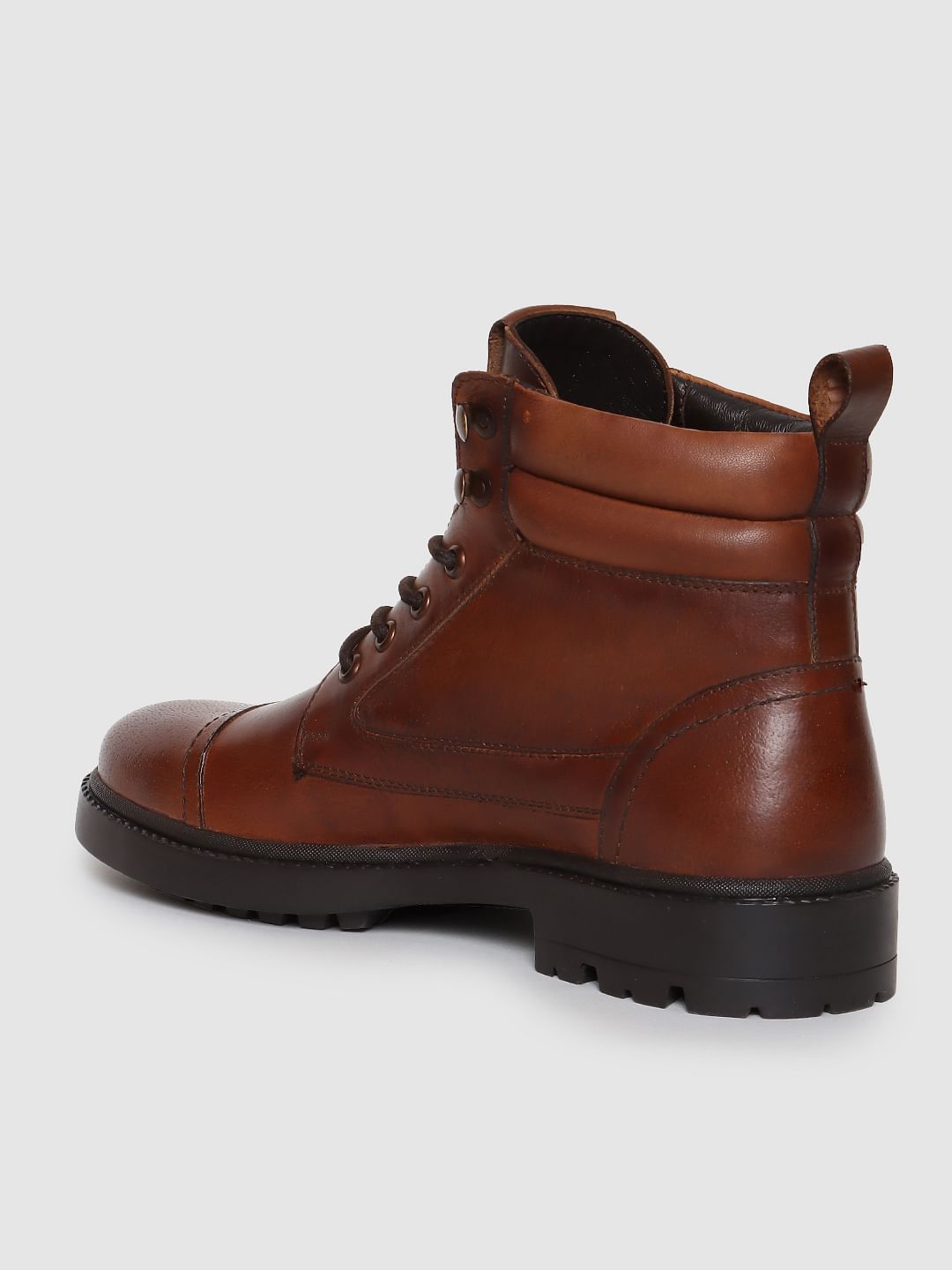 Brown Vintage Leather Boots