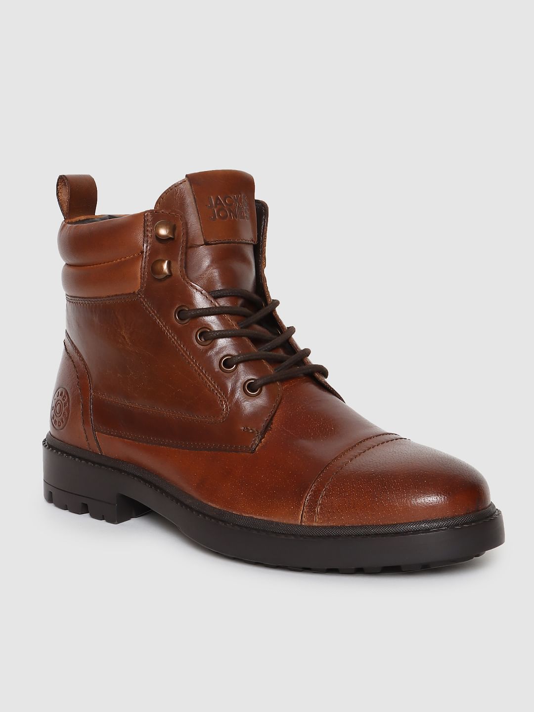 Brown Vintage Leather Boots